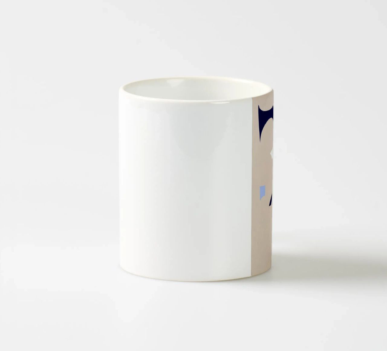 Découper un fragment d'abstraction mug en céramique de Little Dean