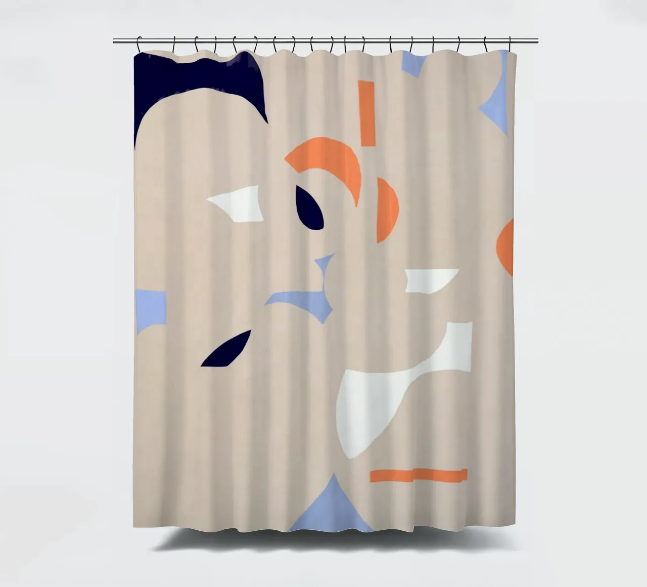 Découper un fragment d'abstraction rideau de douche de Little Dean