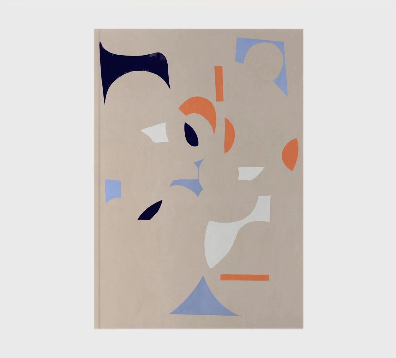 Cut out fragment of abstraction notebook by Little Dean