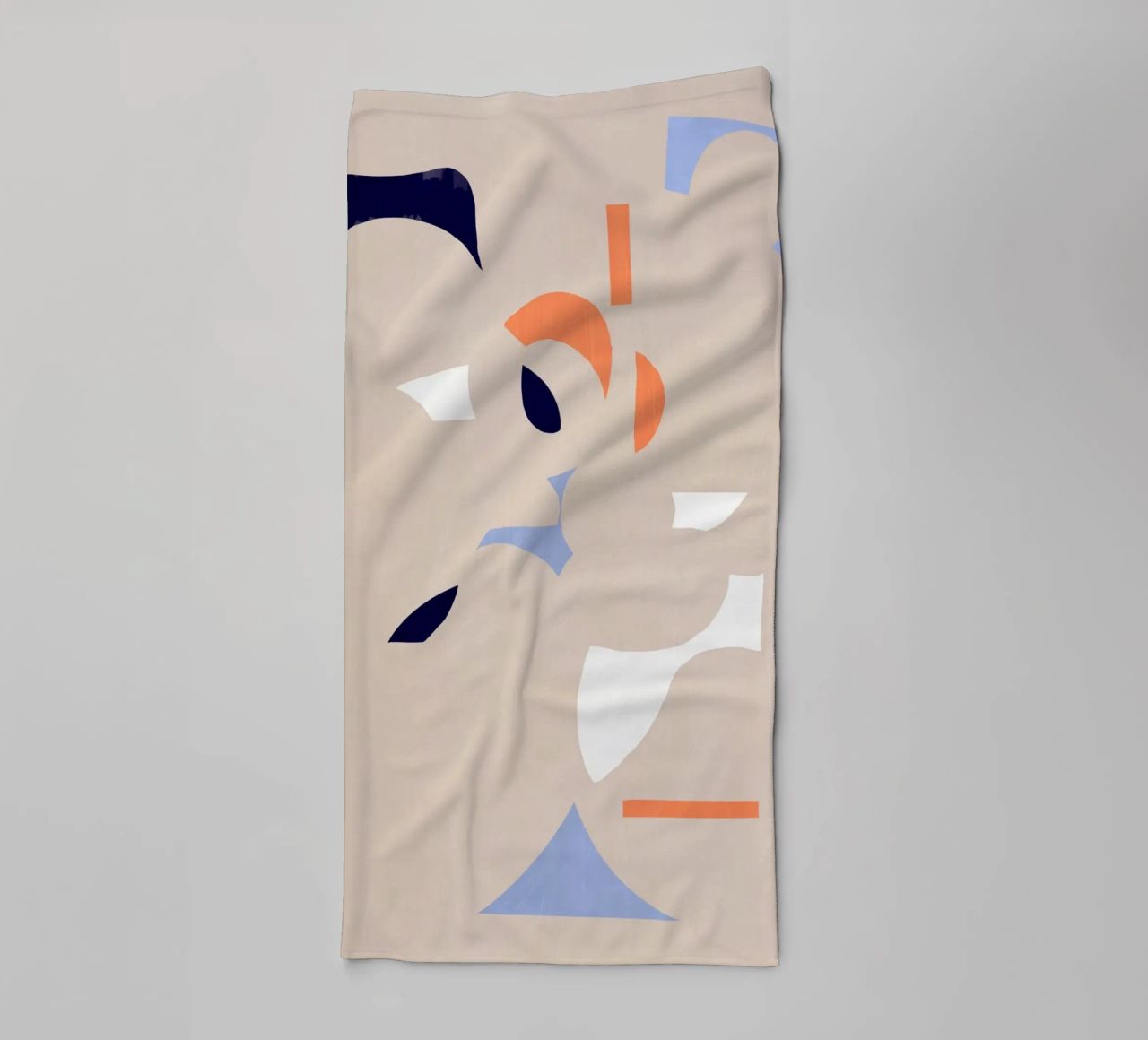 Cut out fragment of abstraction towel by Little Dean