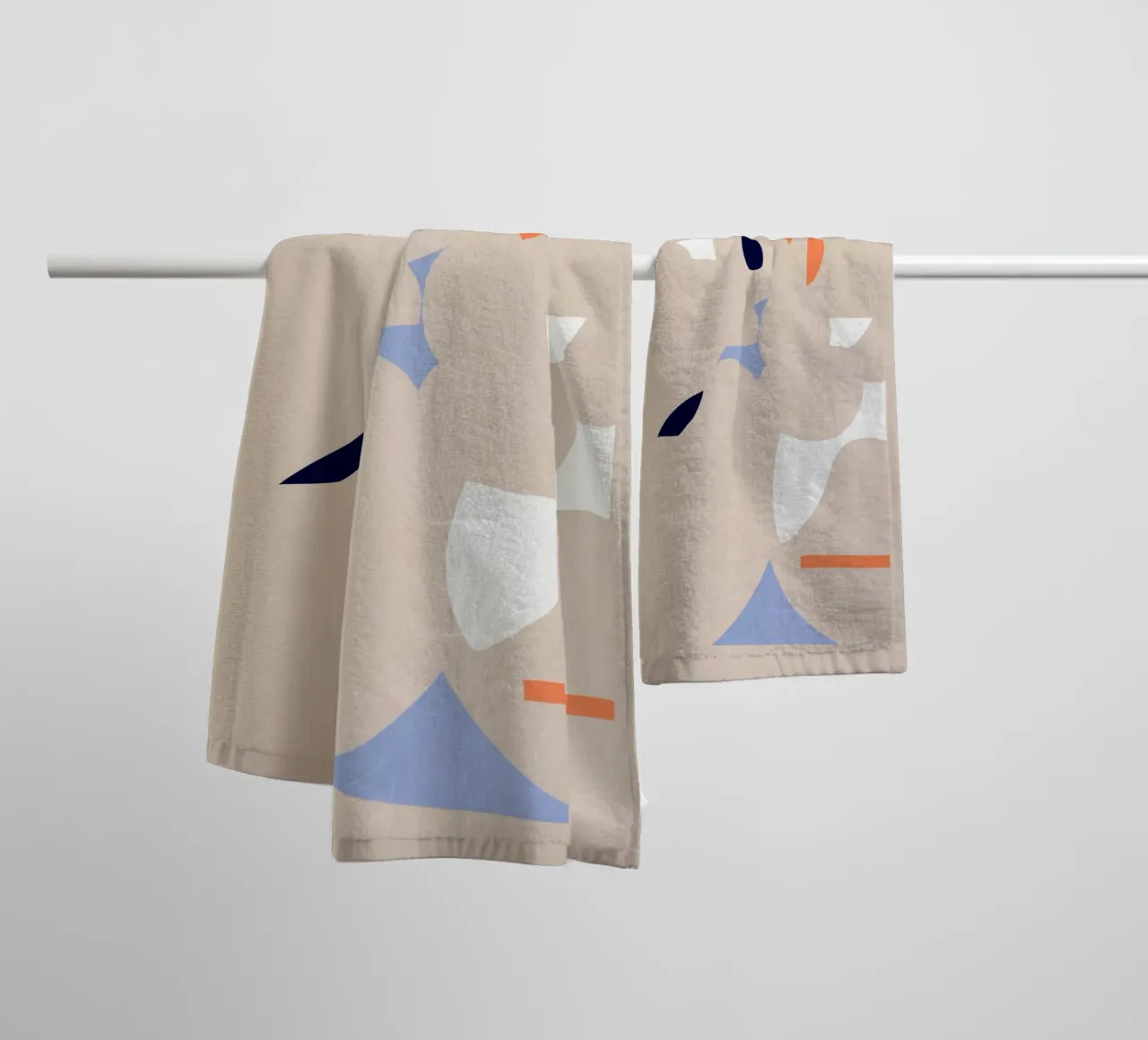 Découper un fragment d'abstraction serviette de bain de Little Dean