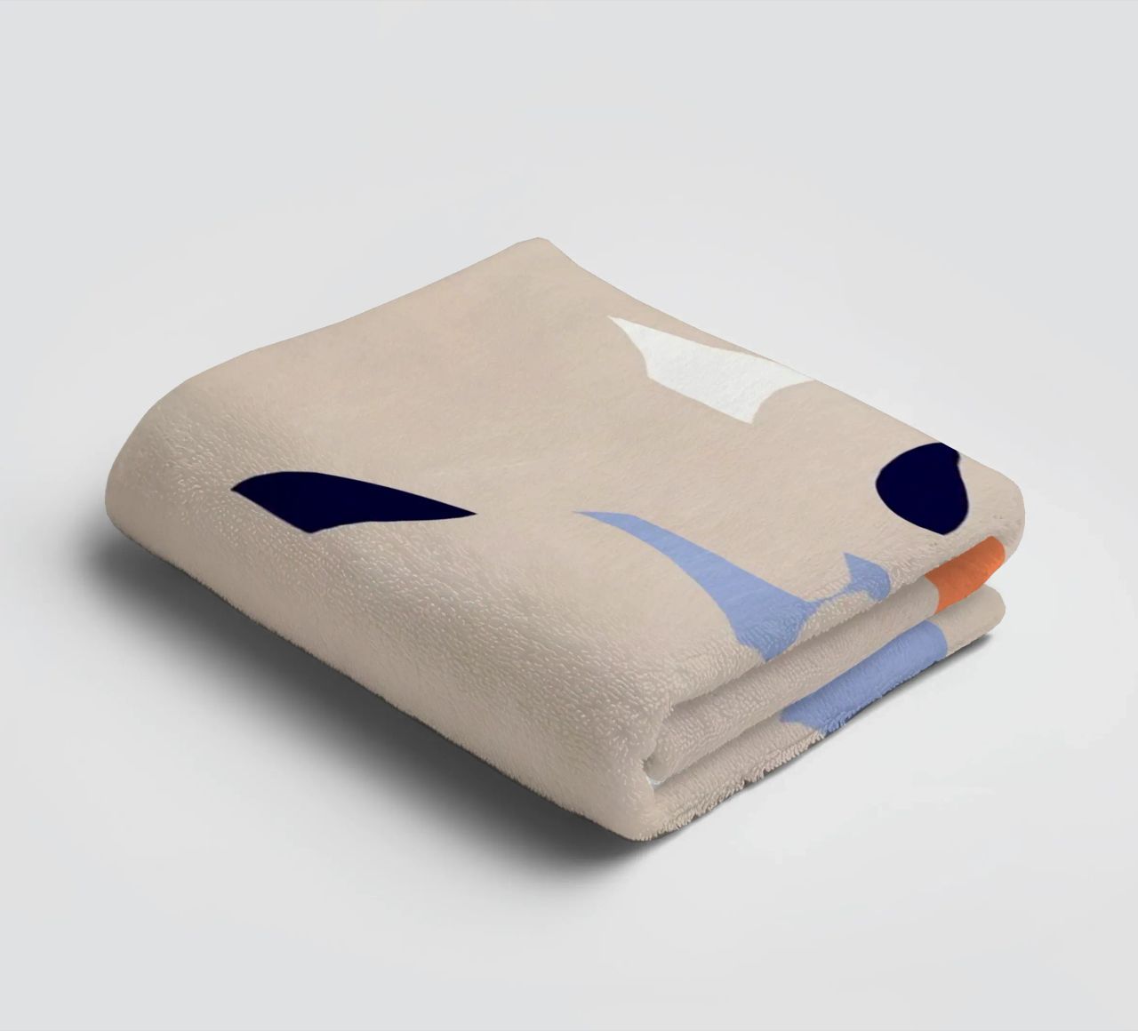 Cut out fragment of abstraction towel by Little Dean