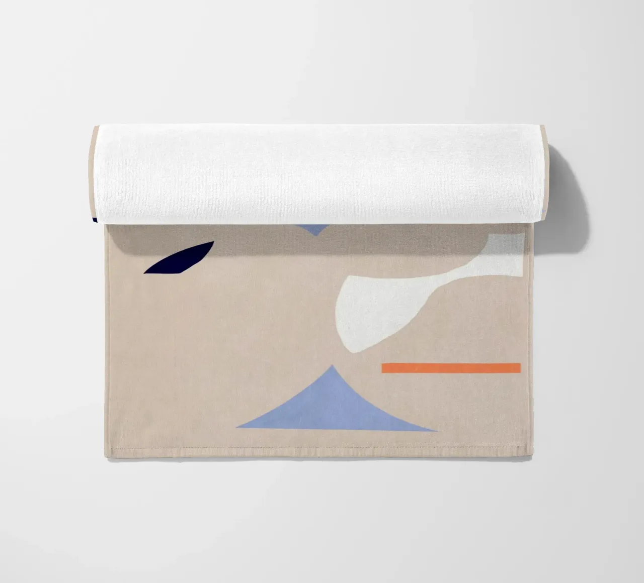 Découper un fragment d'abstraction serviette de plage de Little Dean