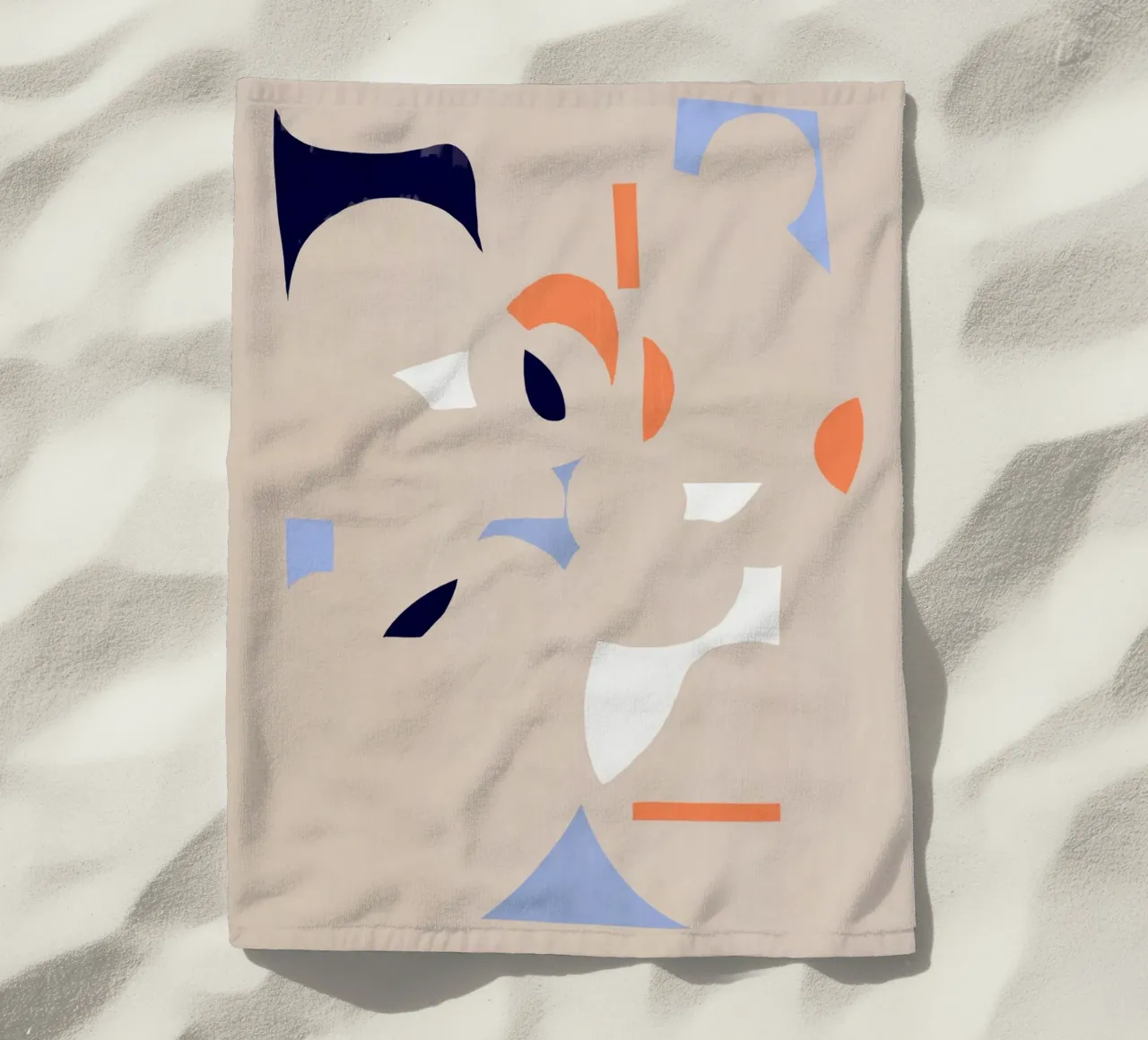 Découper un fragment d'abstraction serviette de plage de Little Dean