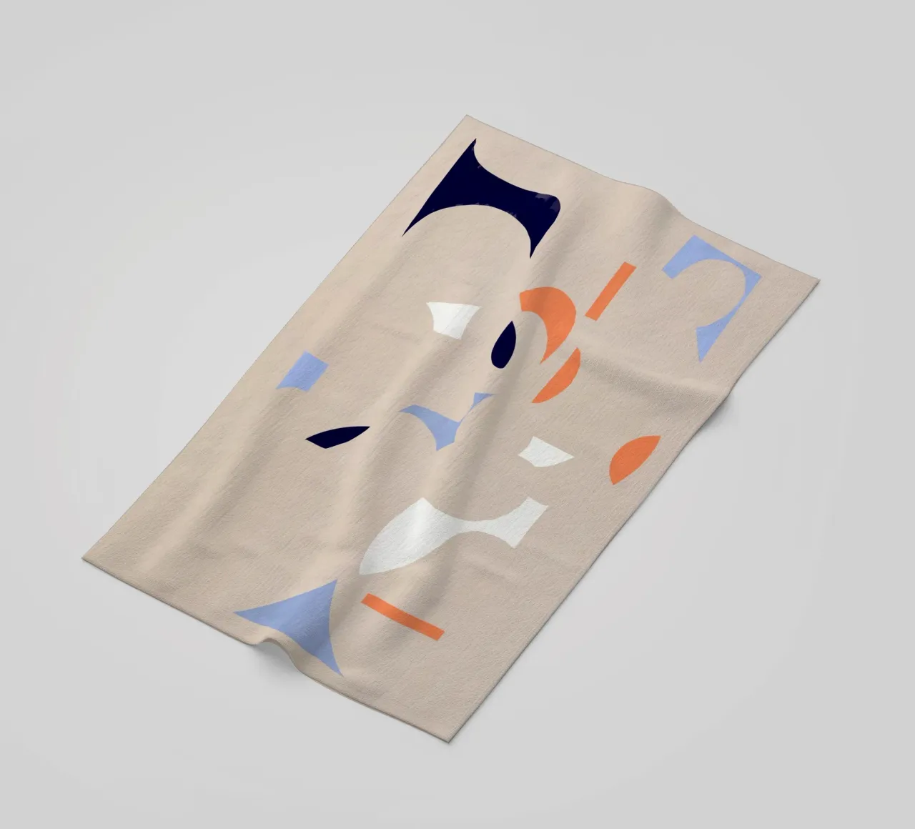 Découper un fragment d'abstraction serviette de plage de Little Dean