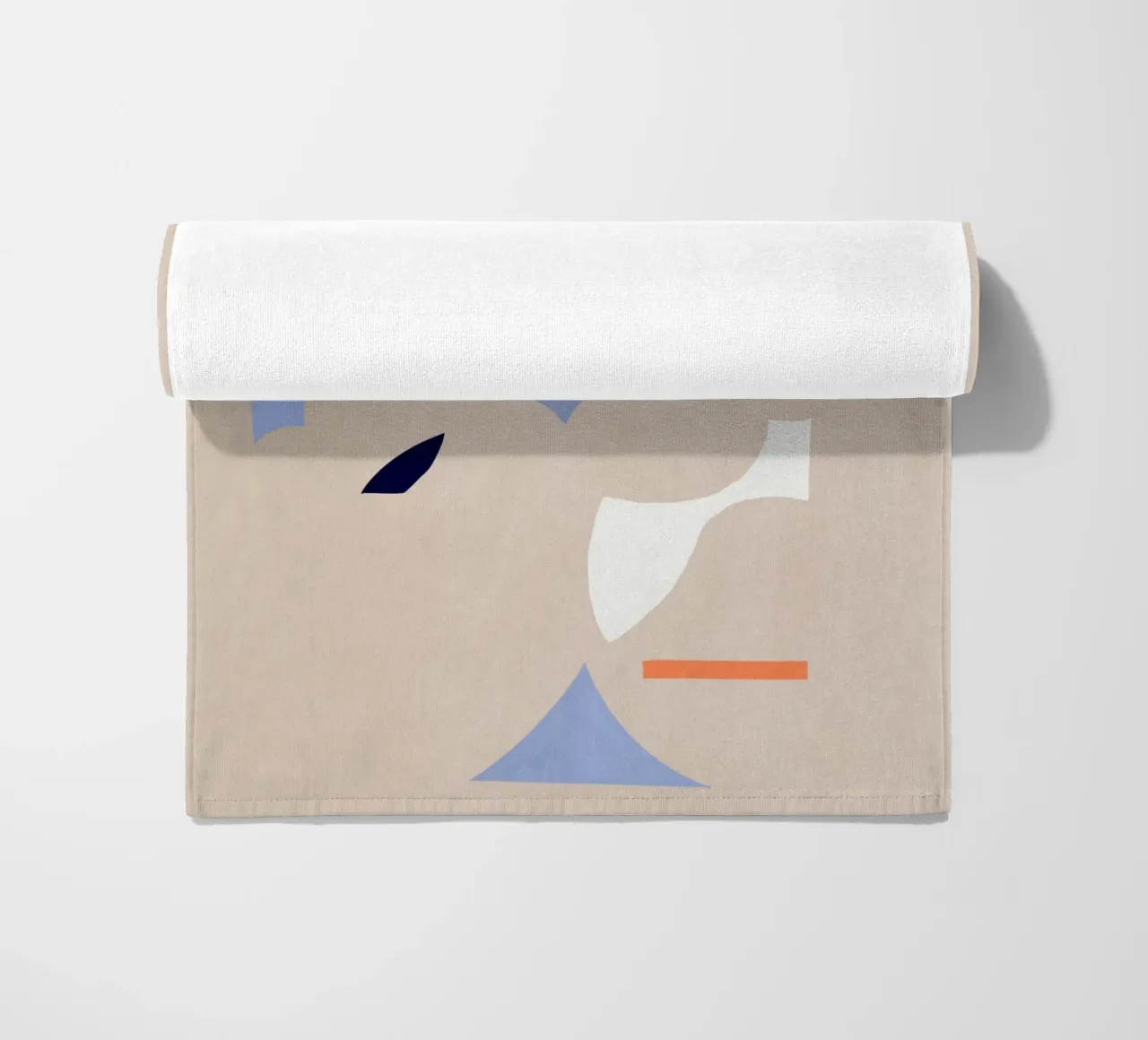 Découper un fragment d'abstraction serviette de plage de Little Dean