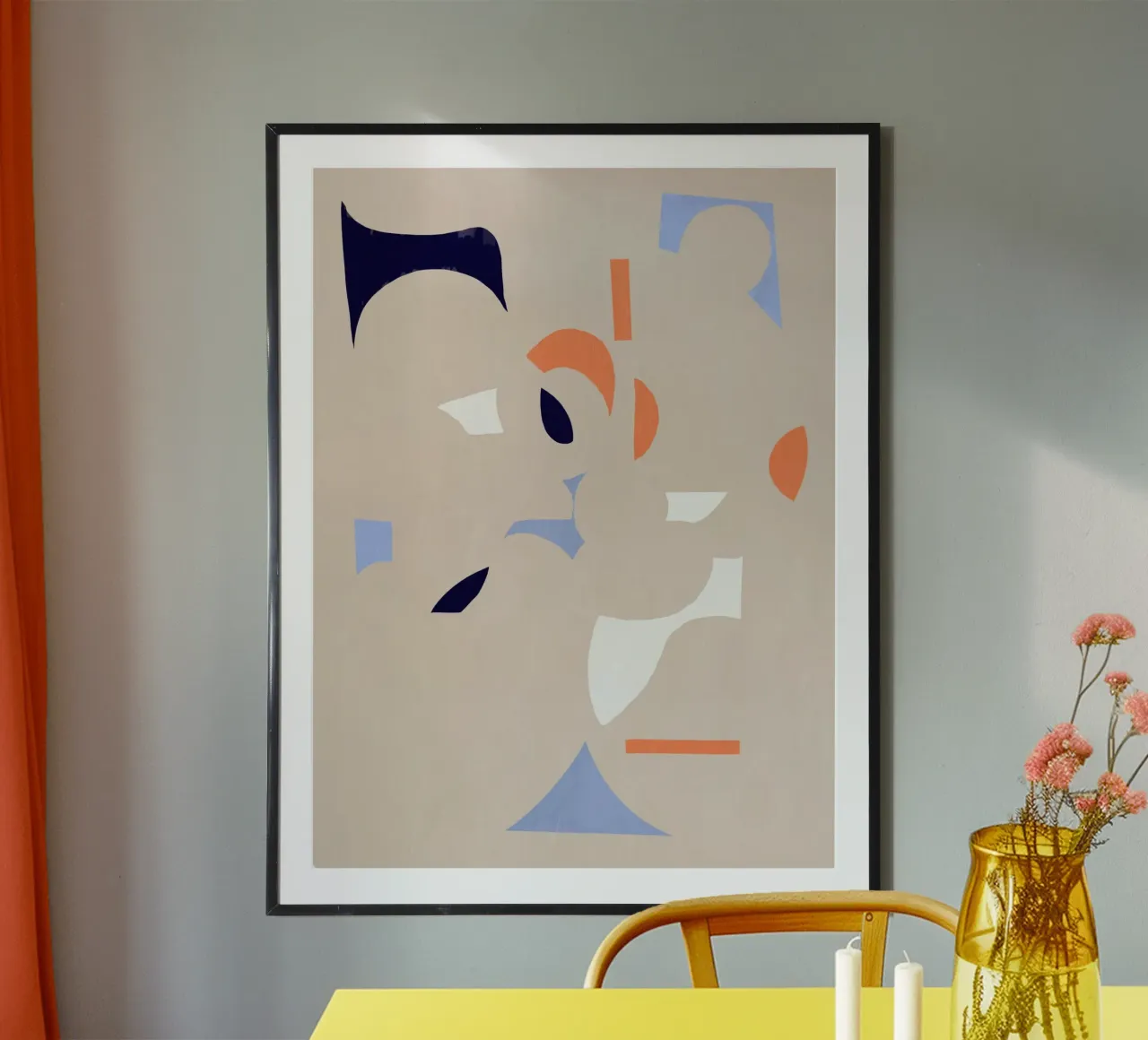 Découper un fragment d'abstraction hahnemühle de Little Dean