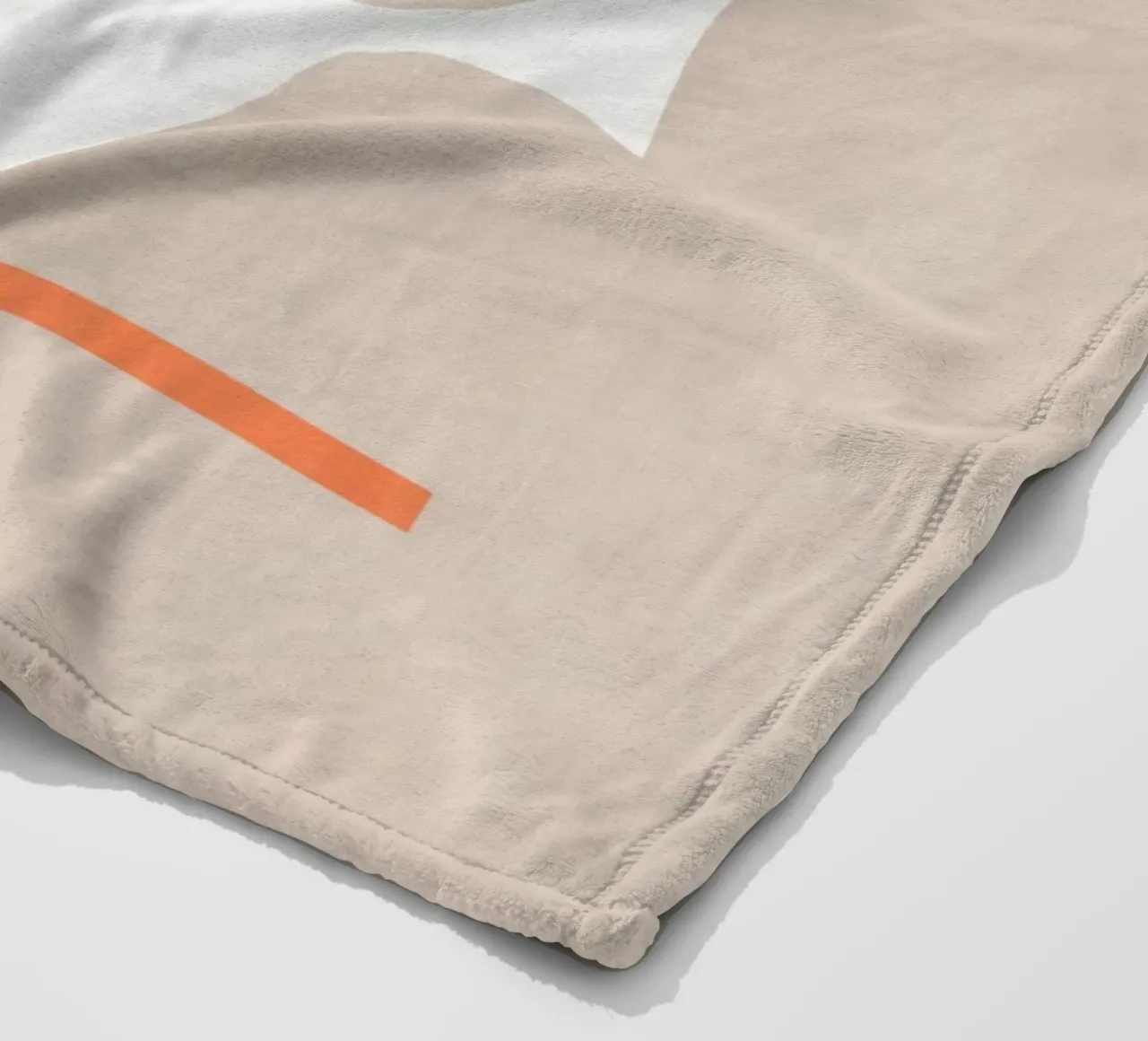 Cut out fragment of abstraction fleece blanket by Little Dean