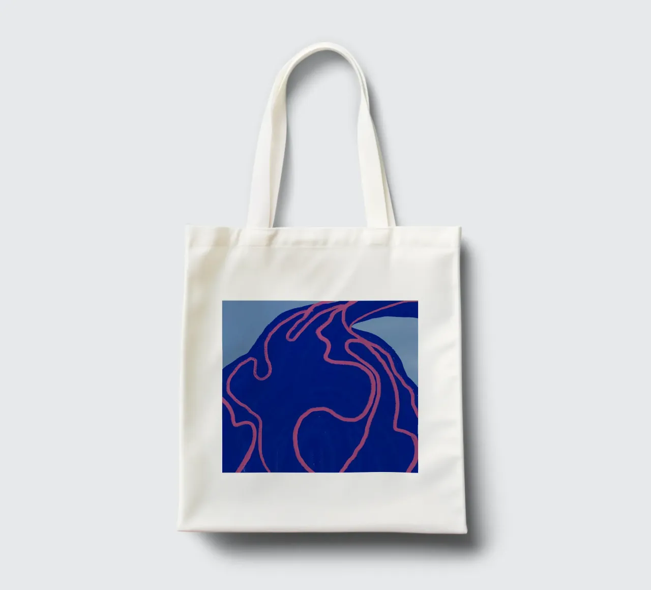 Astratto vulcanico borsa in juta da Little Dean