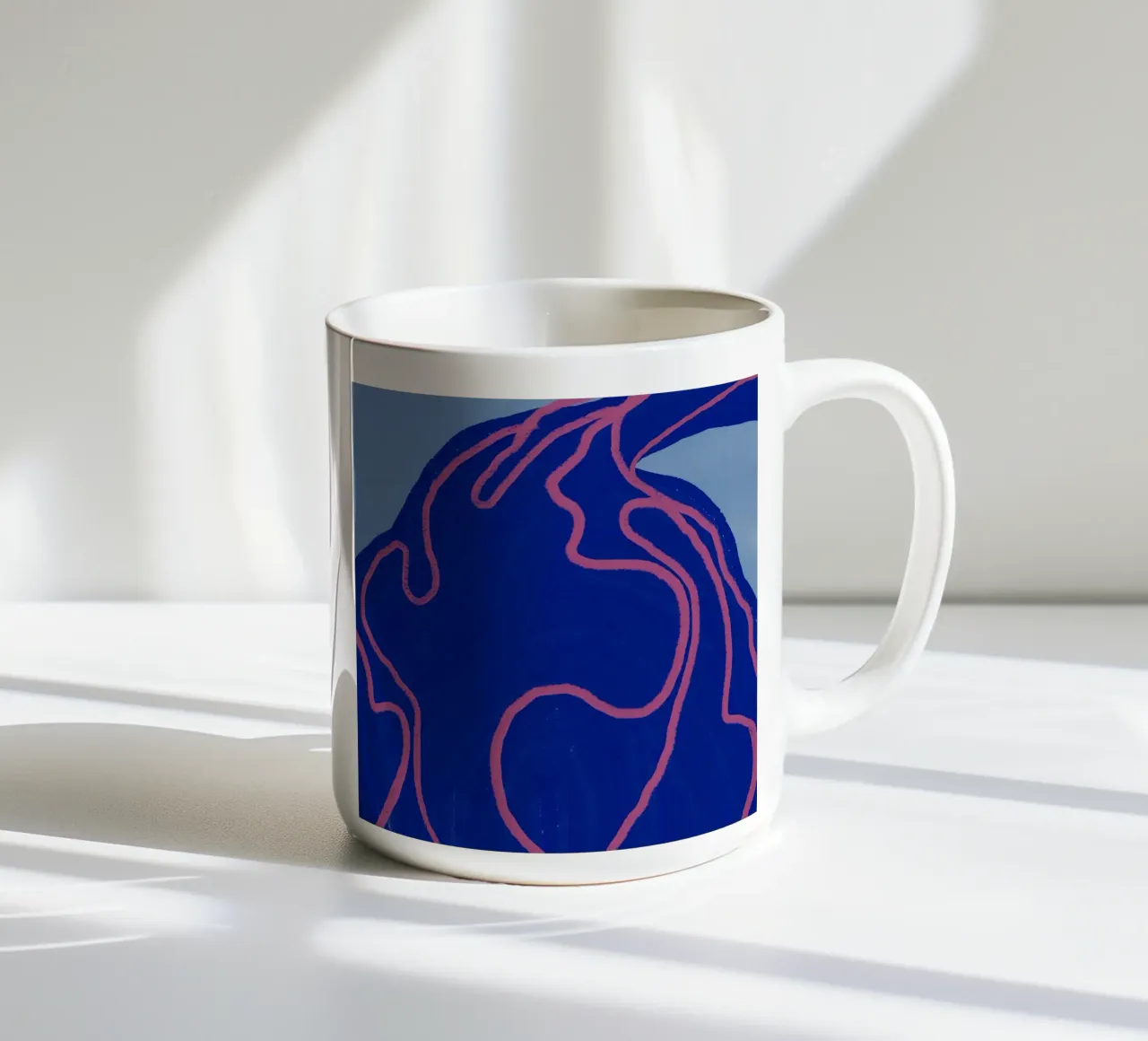 Astratto vulcanico tazza in ceramica da Little Dean