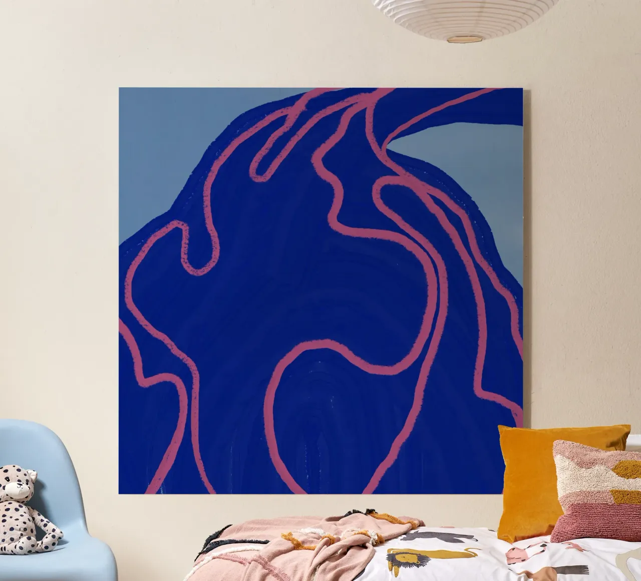 Volcanic abstract plexiglass da Little Dean