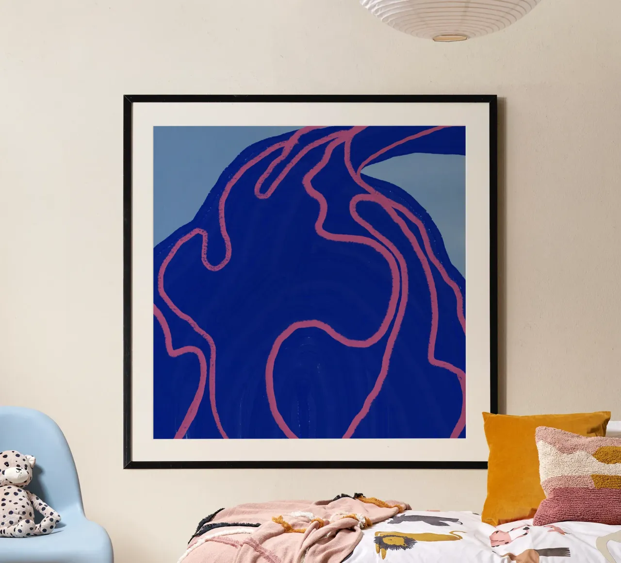 Astratto vulcanico poster da Little Dean