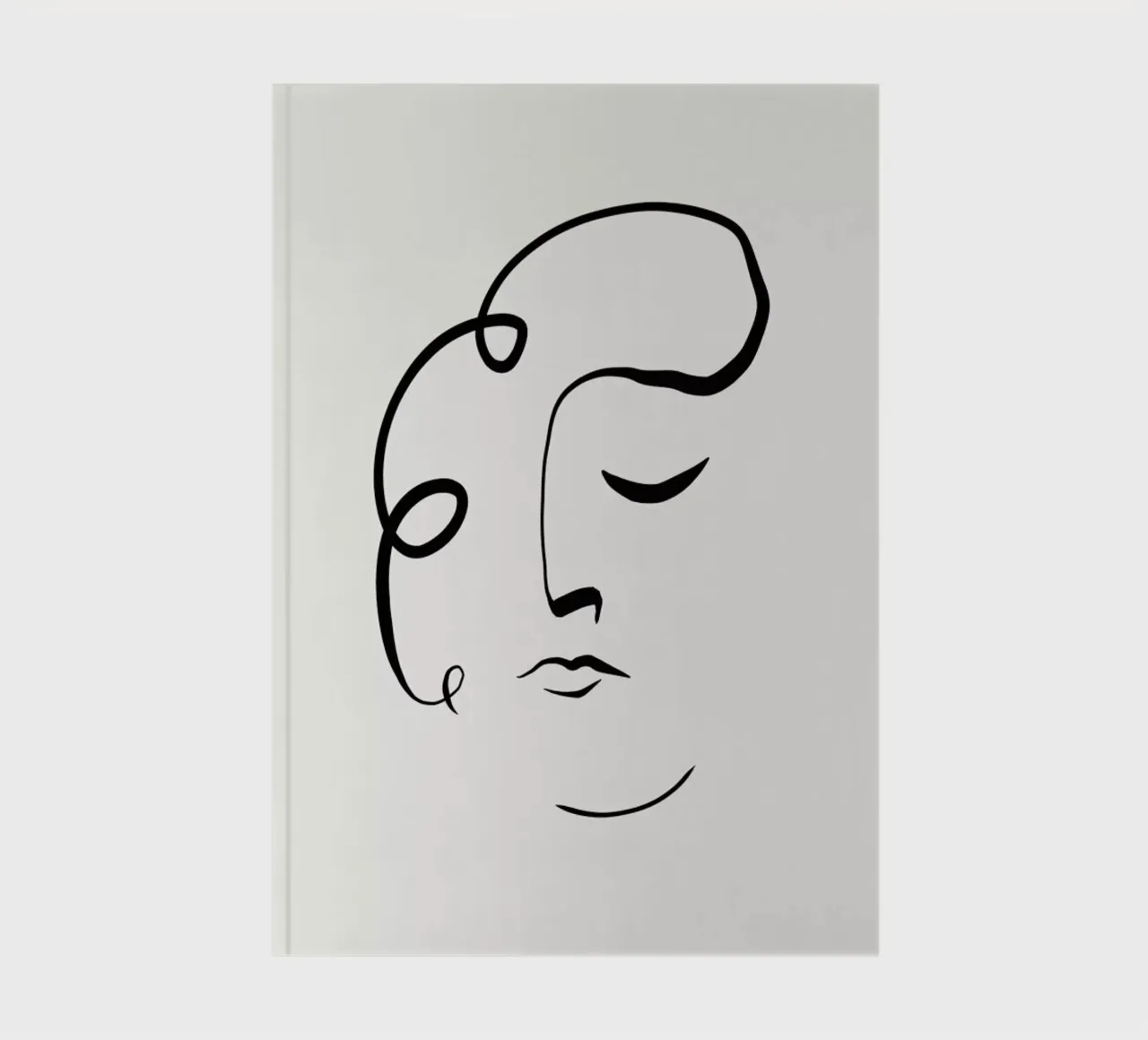 Curls 2 Notizbuch von Graphite