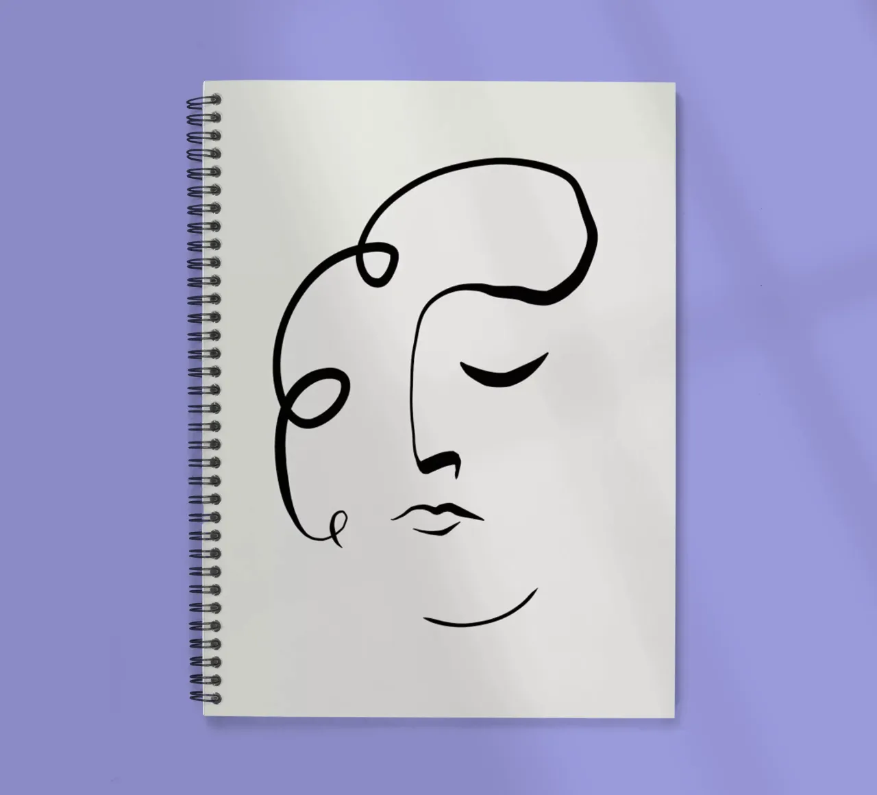 Curls 2 spiral notebook by Graphite