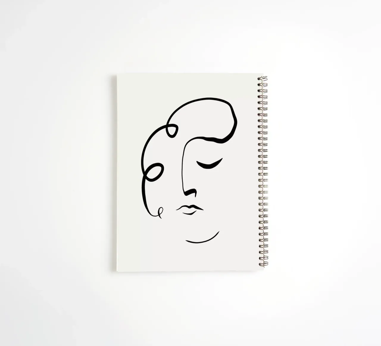 Curls 2 spiral notebook by Graphite