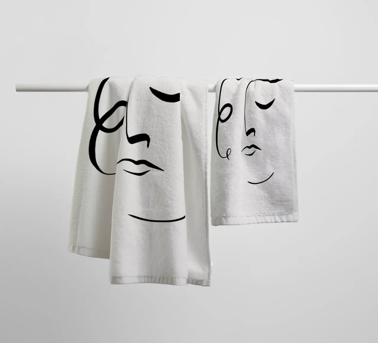 Curls 2 towel by Graphite