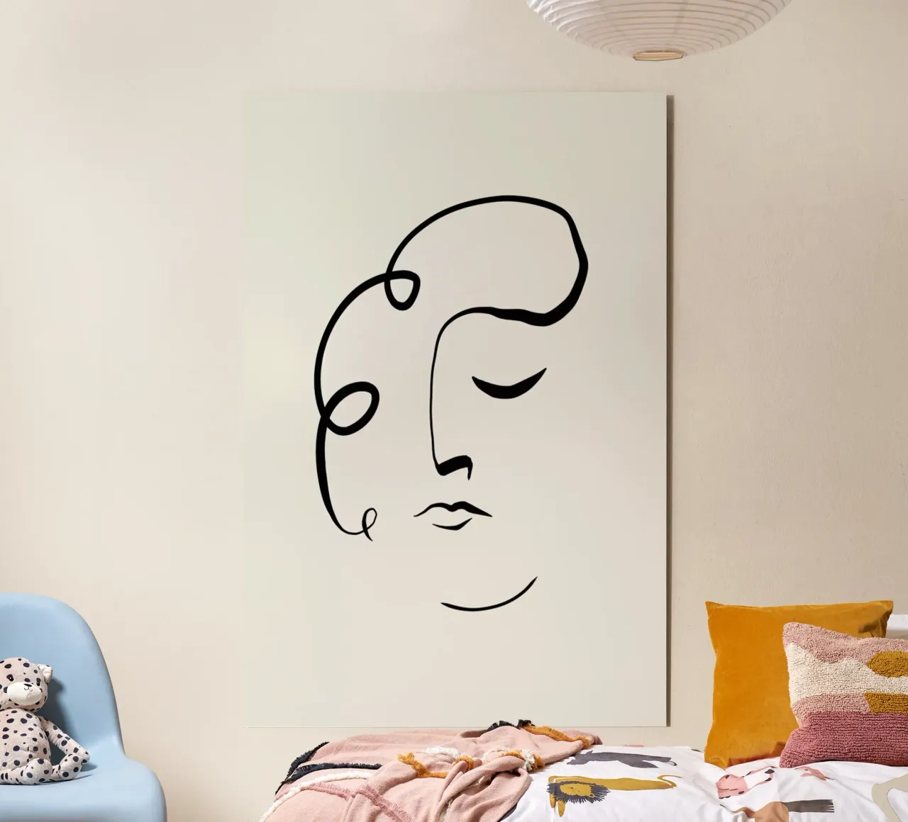 Curls 2 alluminio dibond da Graphite