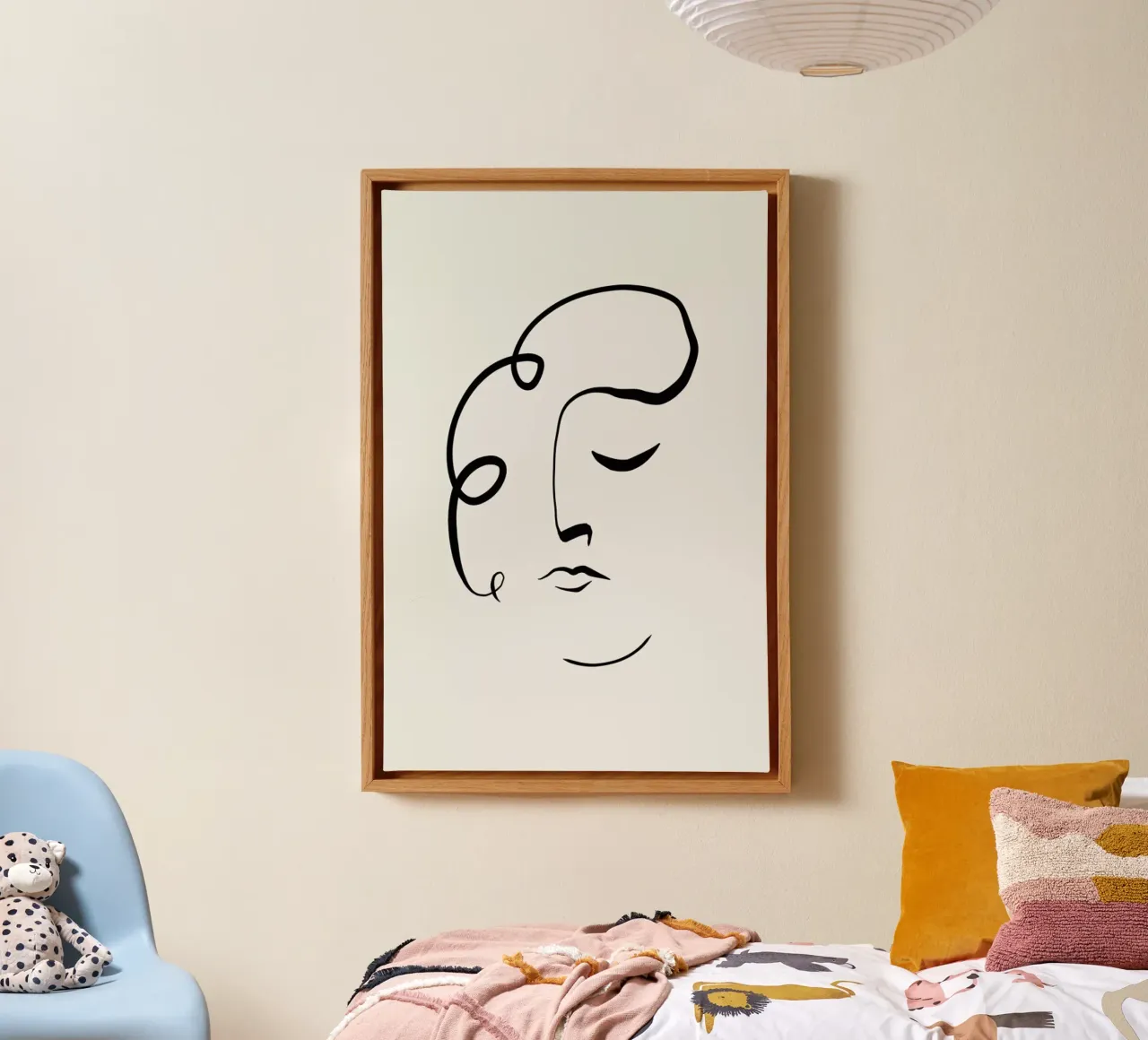 Curls 2 canvas by Graphite