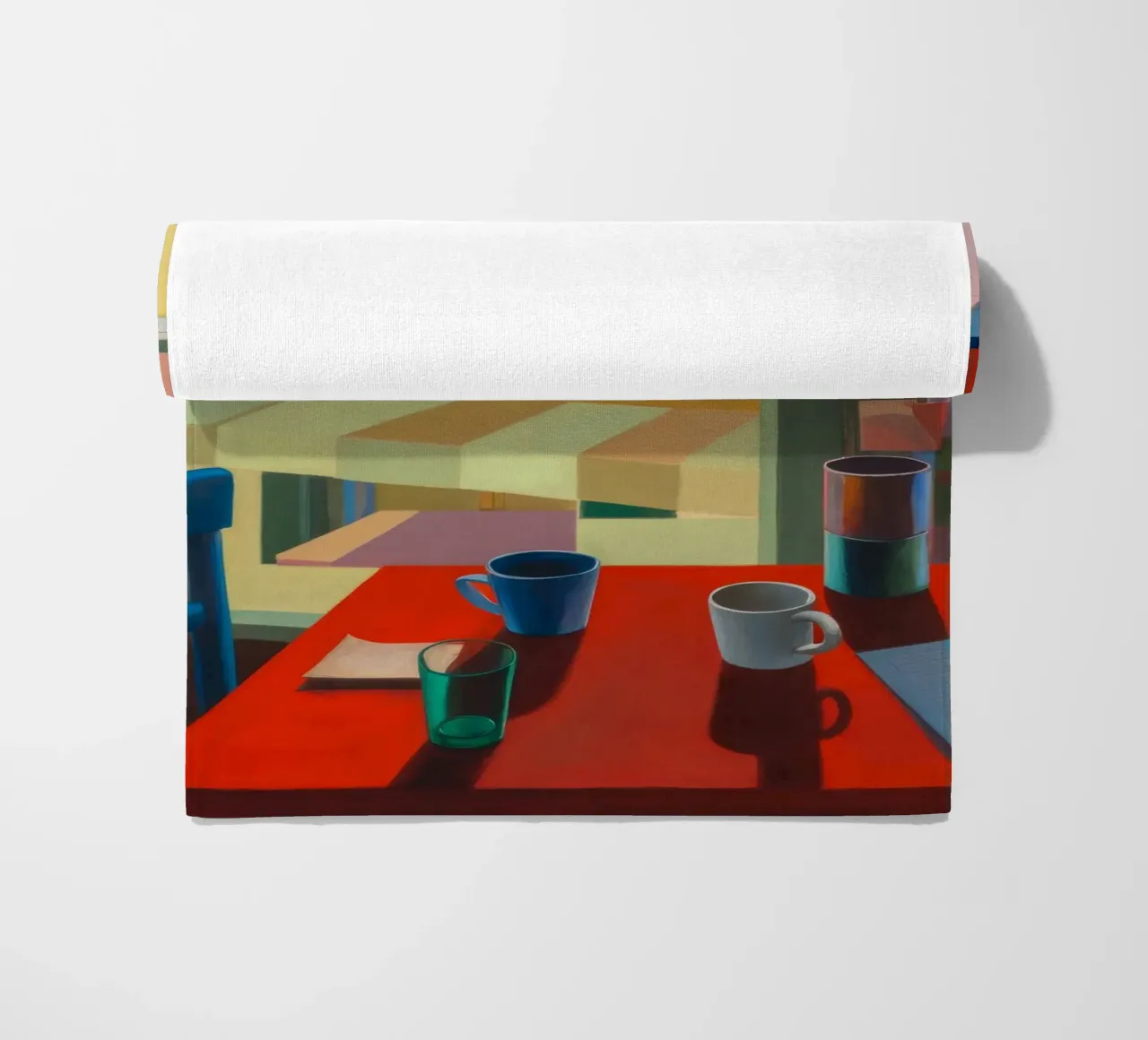 Prospettiva rosso tramonto telo mare da Mystic Grain