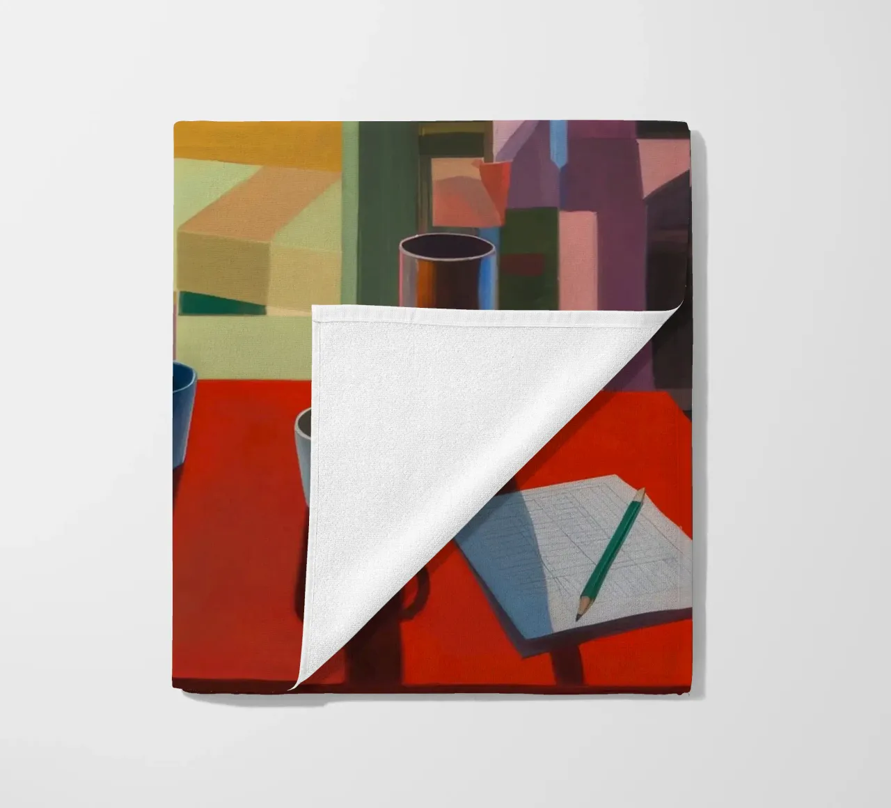 Prospettiva rosso tramonto telo mare da Mystic Grain