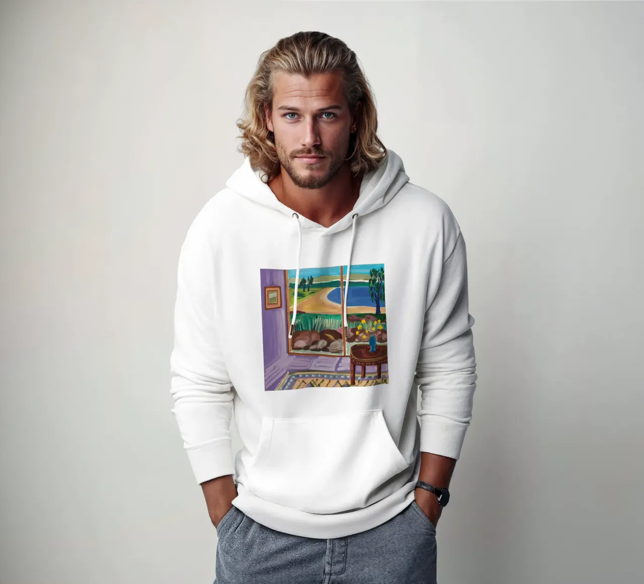 Window Garden Embrace hoodie by Mystic Grain