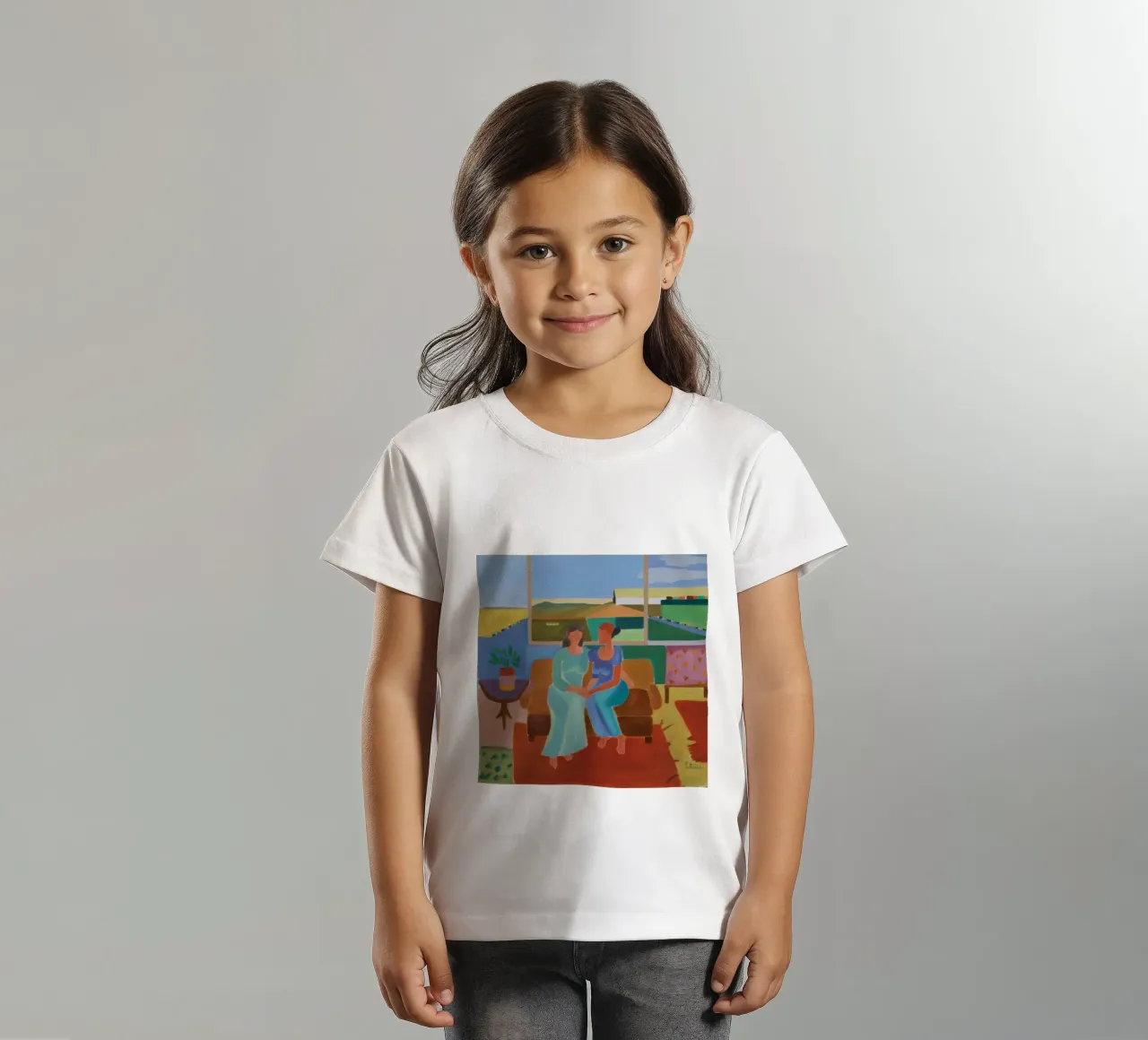 Pastel Memory Bond kids t-shirt by Mystic Grain