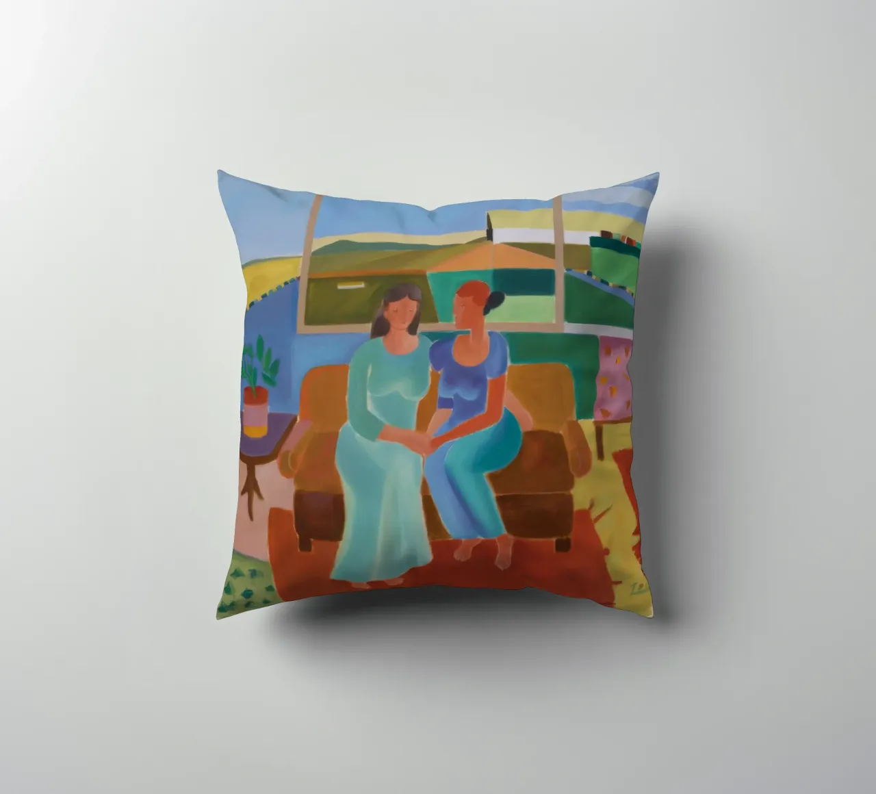 Pastel Memory Bond decorative cushion by Mystic Grain