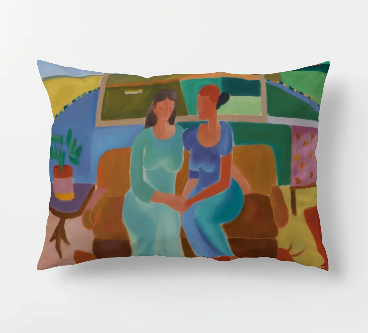 Pastel Memory Bond decorative cushion by Mystic Grain