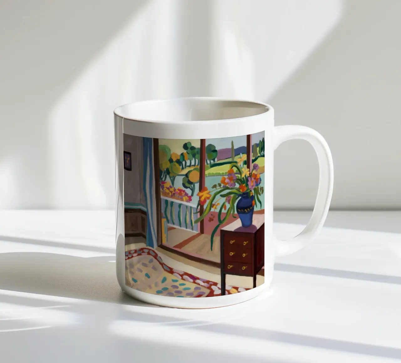 Canzone del balcone floreale tazza in ceramica da Mystic Grain