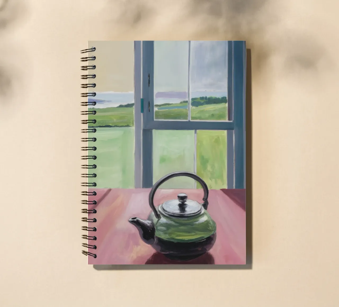 Serenity Boils Still spiral notebook by Mystic Grain