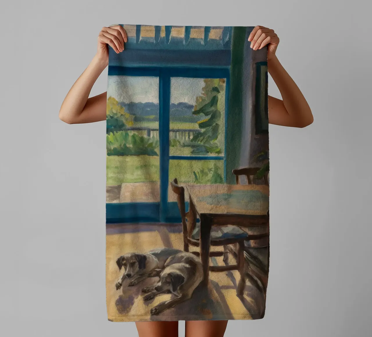 Sunbeam Resting Place towel by Mystic Grain