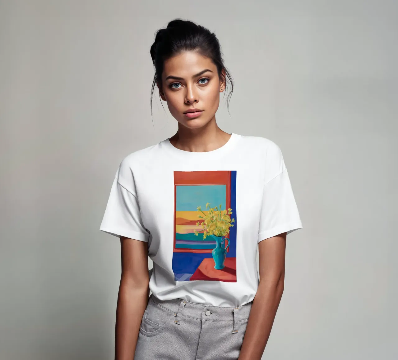 Orizzonte d'oro in fiore t-shirt da Mystic Grain