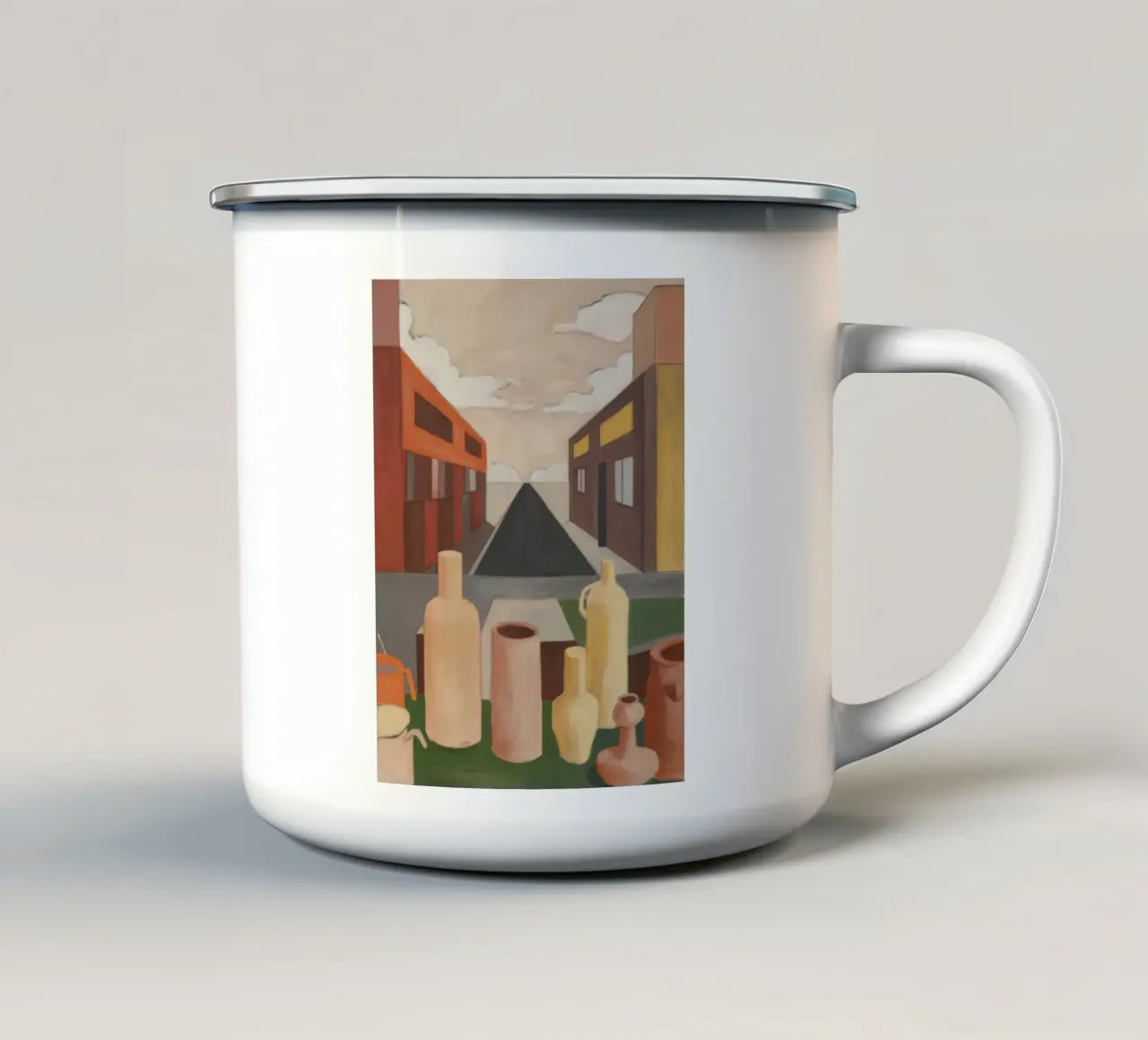 Eco di strada in ceramica tazza in smalto da Mystic Grain