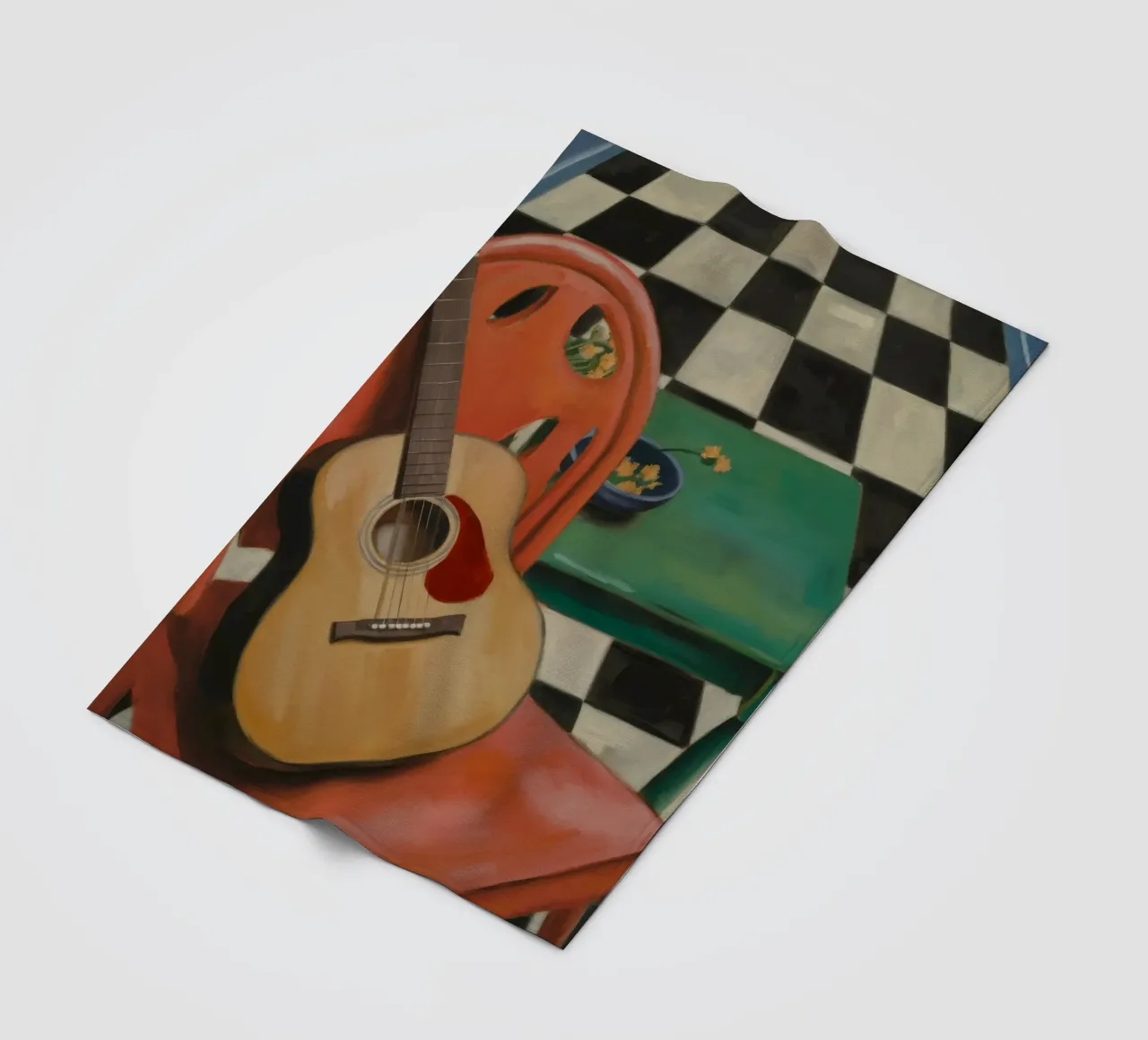 Harmony Through Strings fleece blanket by Mystic Grain