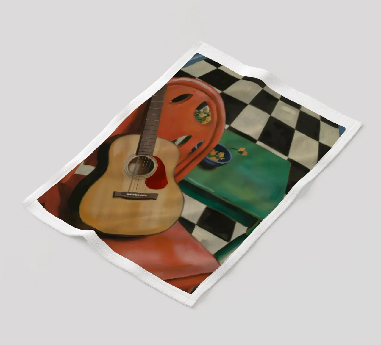 Harmony Through Strings fleece blanket by Mystic Grain