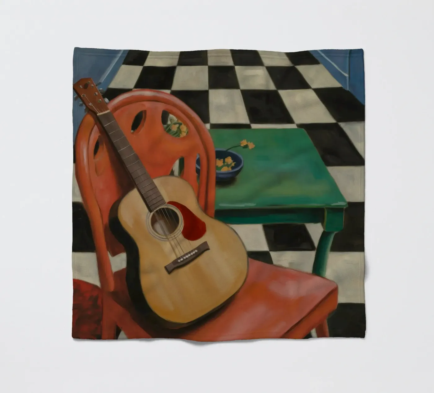 Harmony Through Strings fleece blanket by Mystic Grain