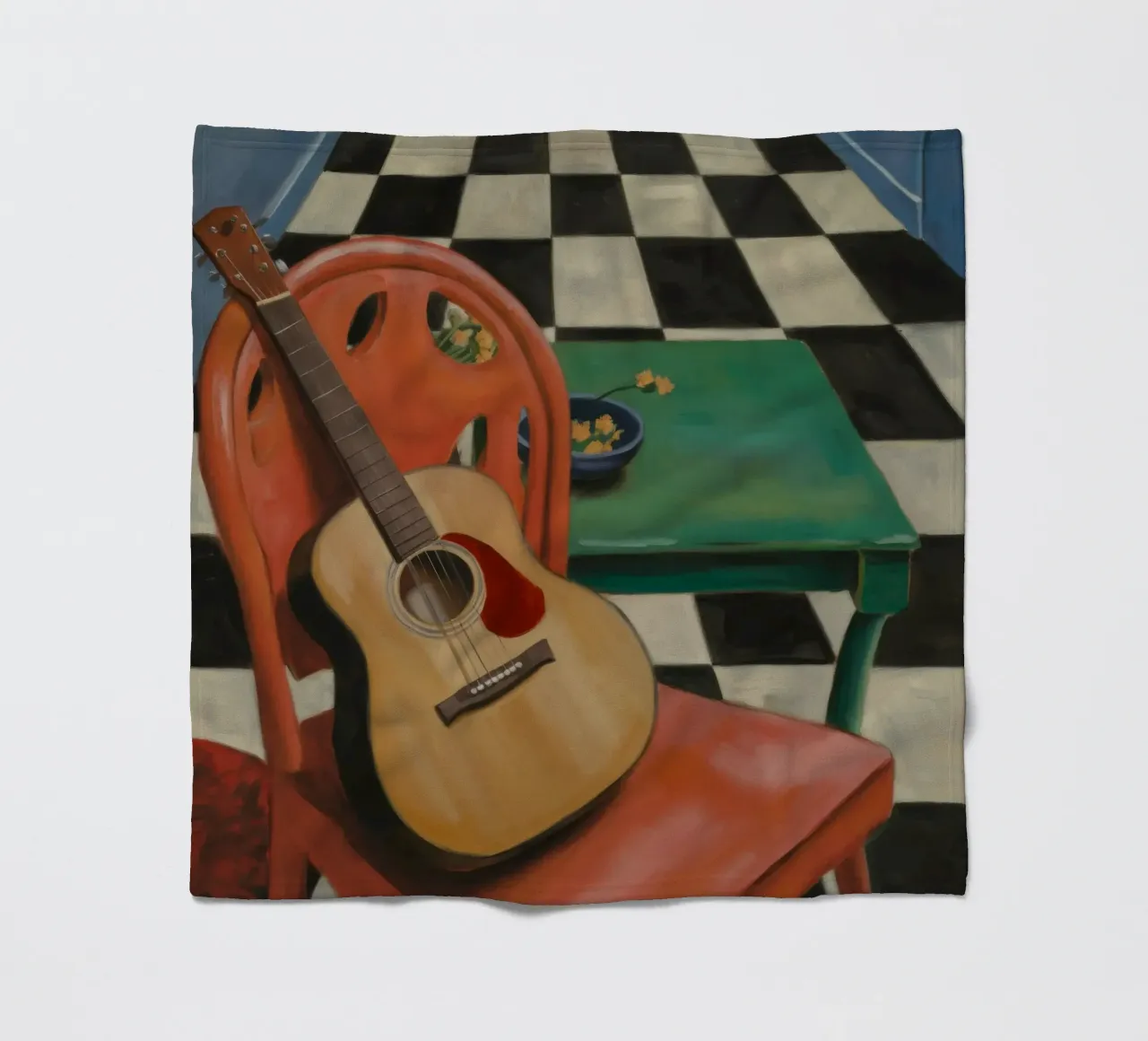 Harmony Through Strings fleece blanket by Mystic Grain