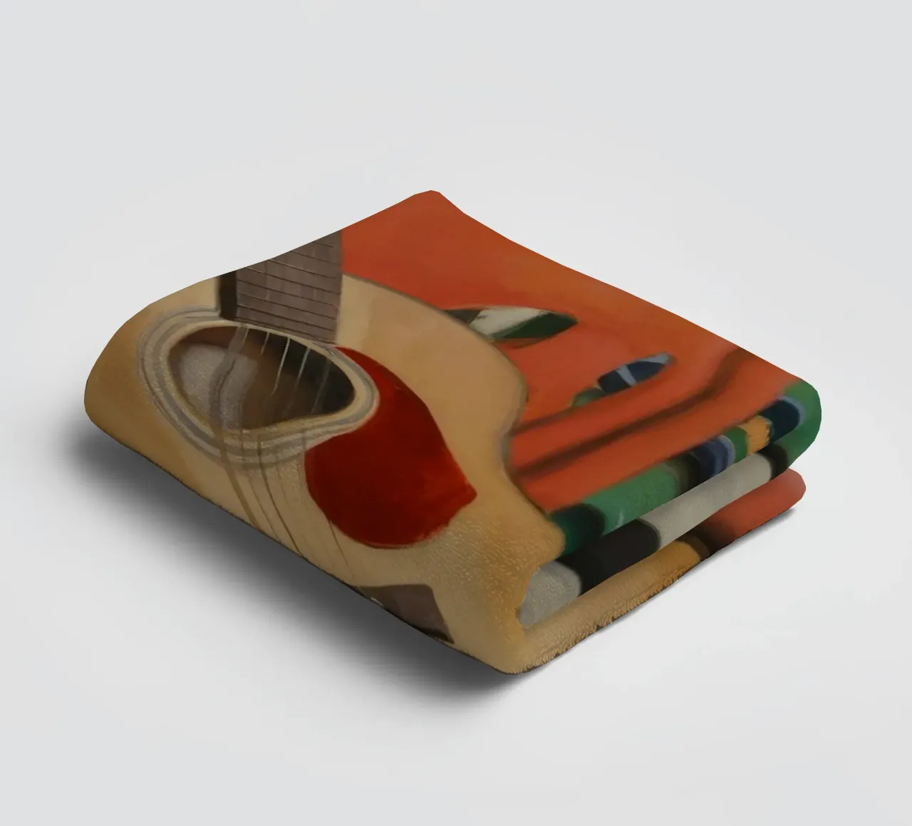 Harmony Through Strings towel by Mystic Grain