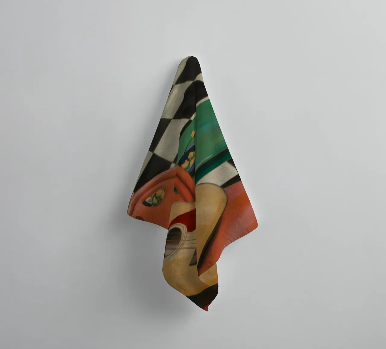 Harmony Through Strings towel by Mystic Grain