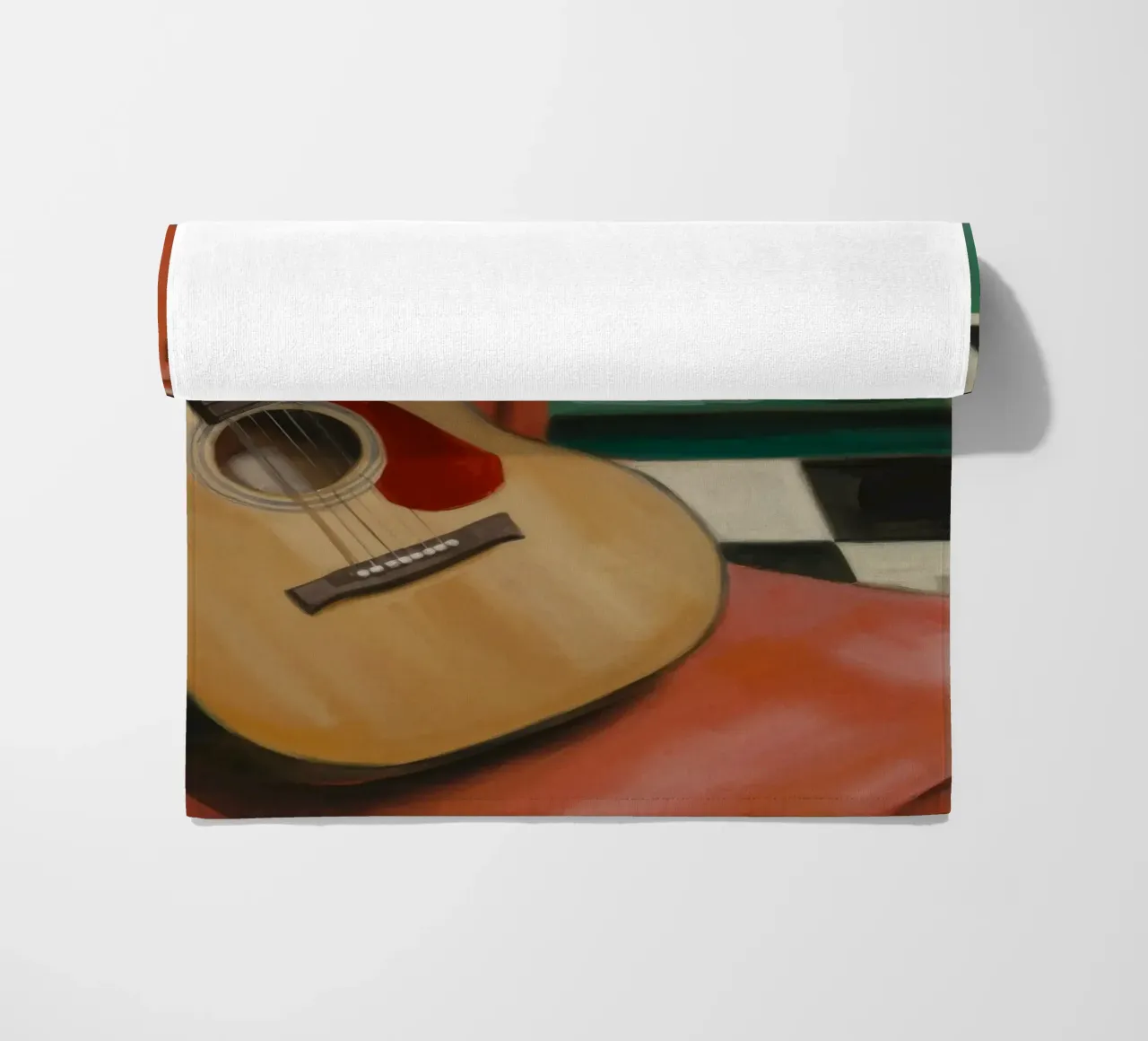 Harmony Through Strings beach towel by Mystic Grain