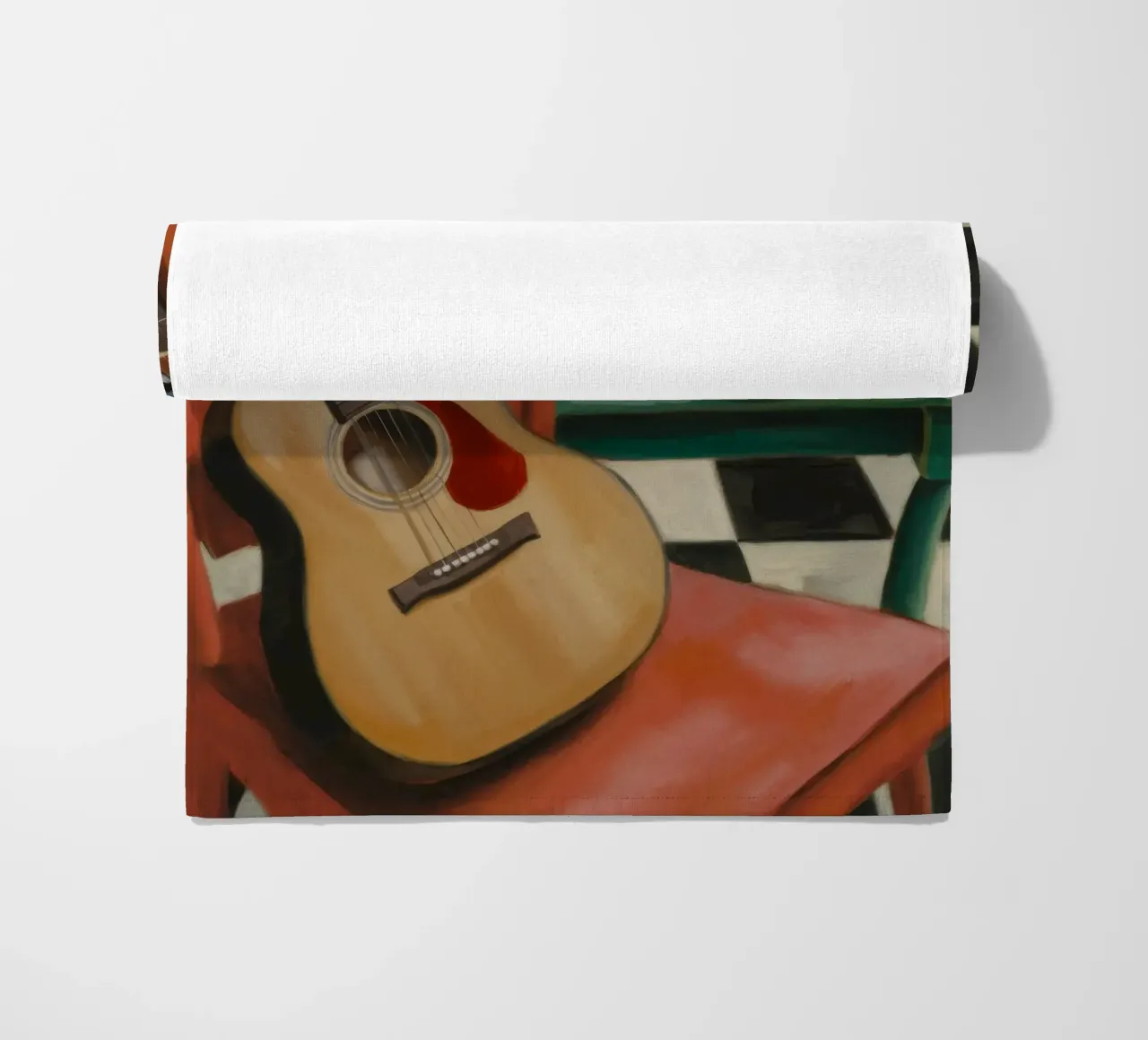 Harmony Through Strings beach towel by Mystic Grain
