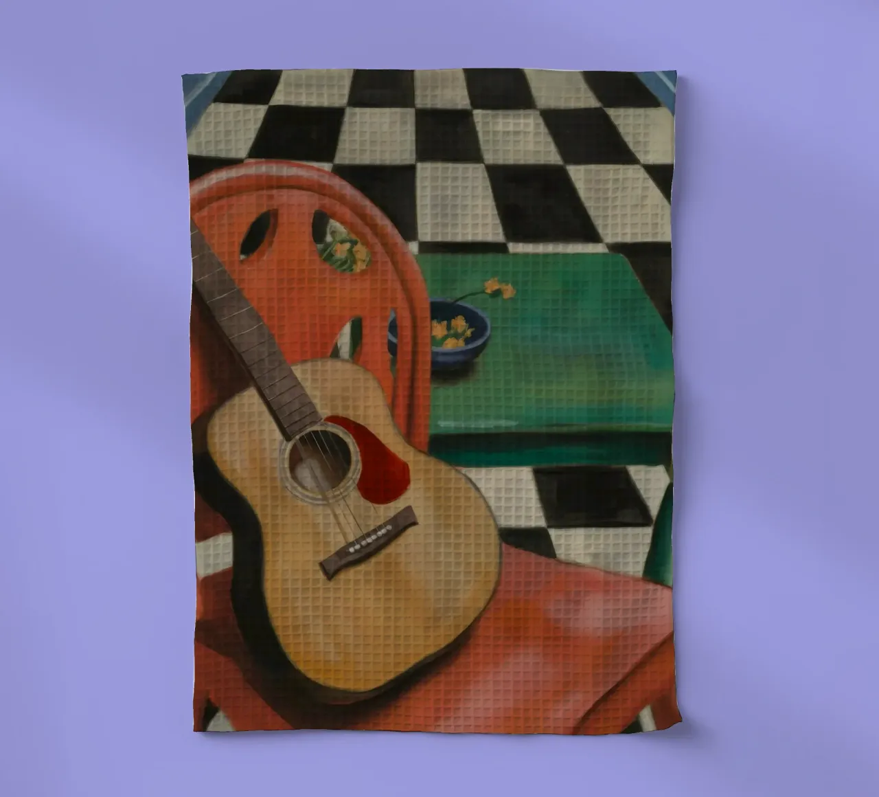 Harmony Through Strings tea towel by Mystic Grain