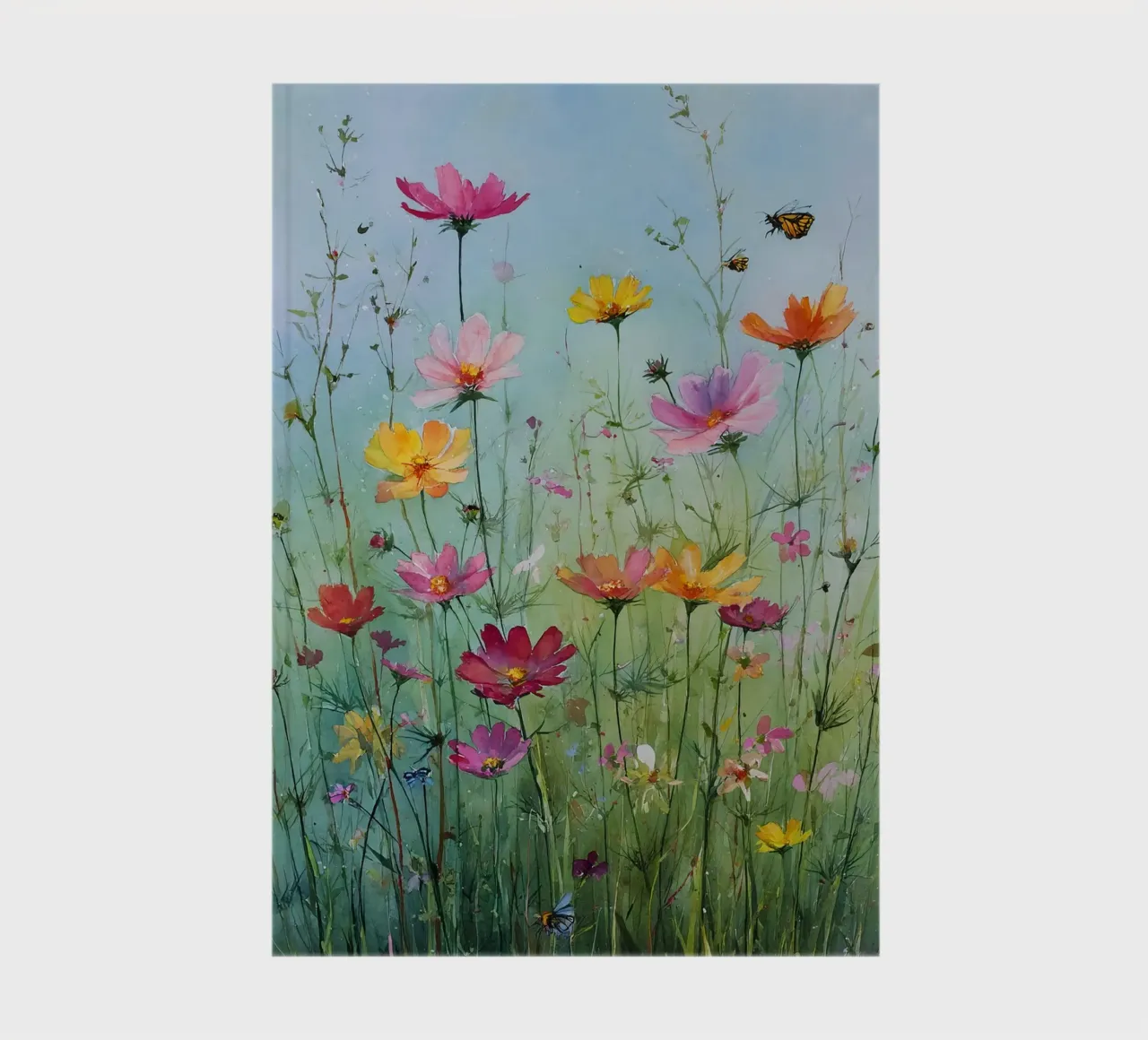 Summer meadow in bloom B notebook by Mateo