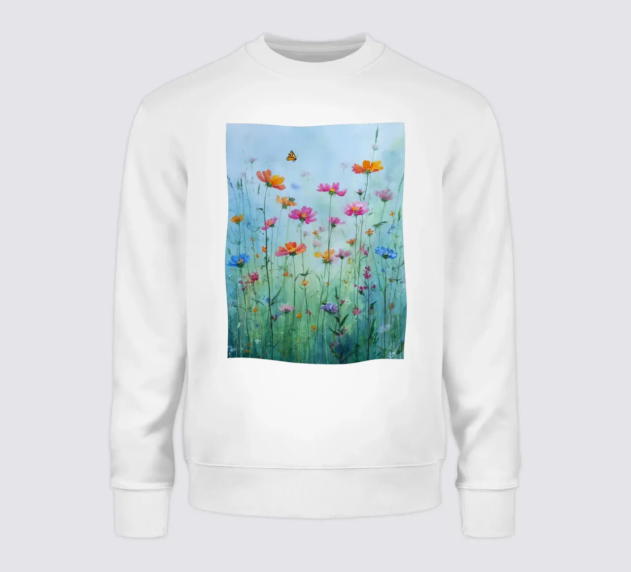 Summer meadow in bloom C felpa da Mateo