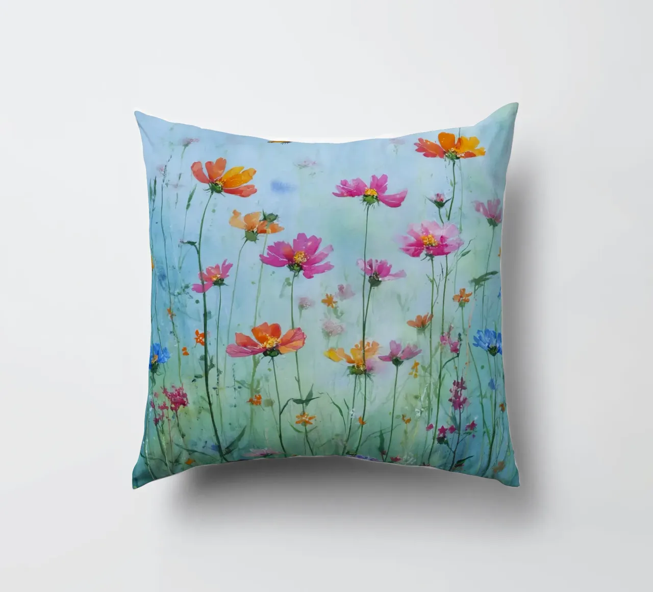 Summer meadow in bloom C cuscino da Mateo