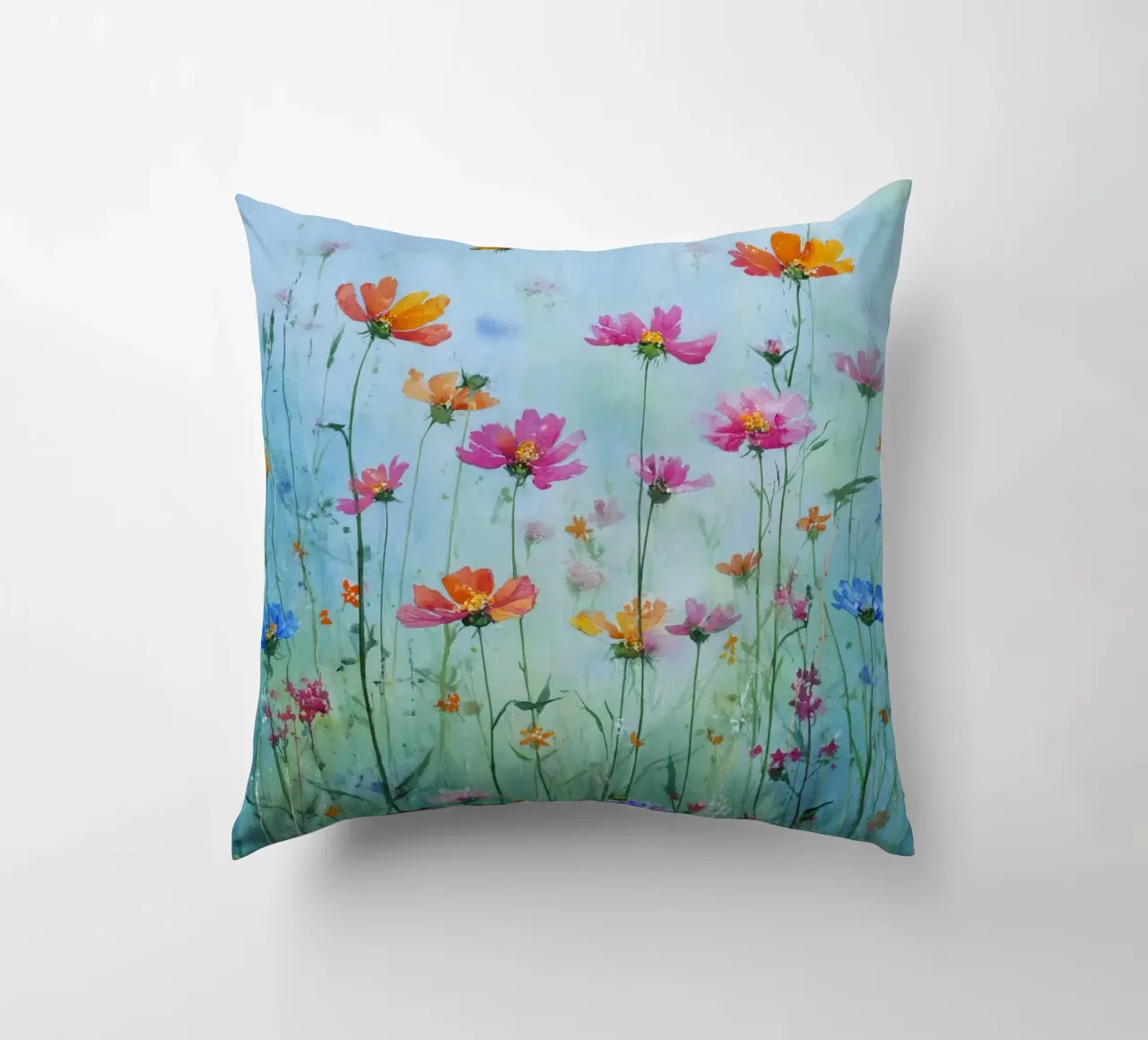 Summer meadow in bloom C cuscino da Mateo