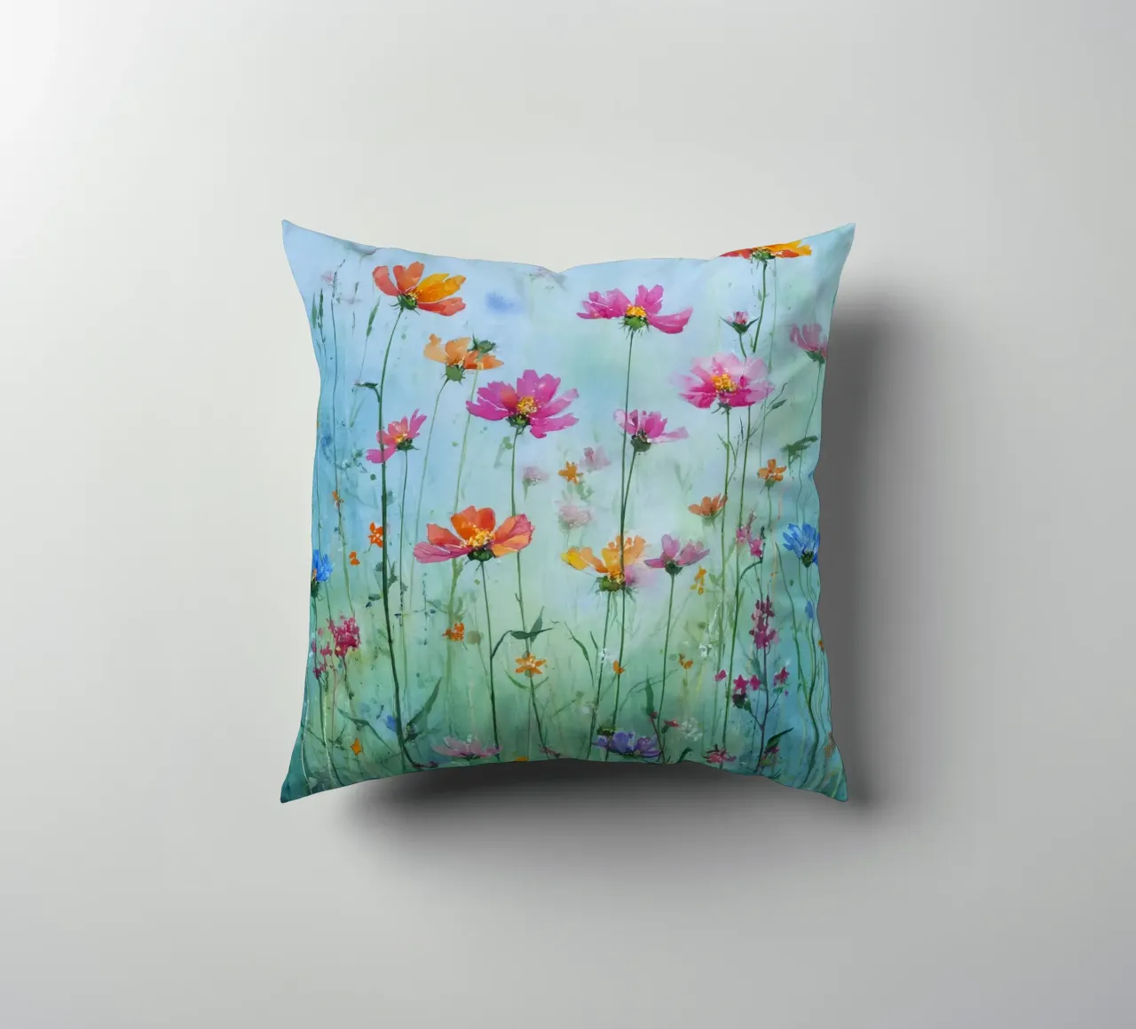 Summer meadow in bloom C cuscino da Mateo