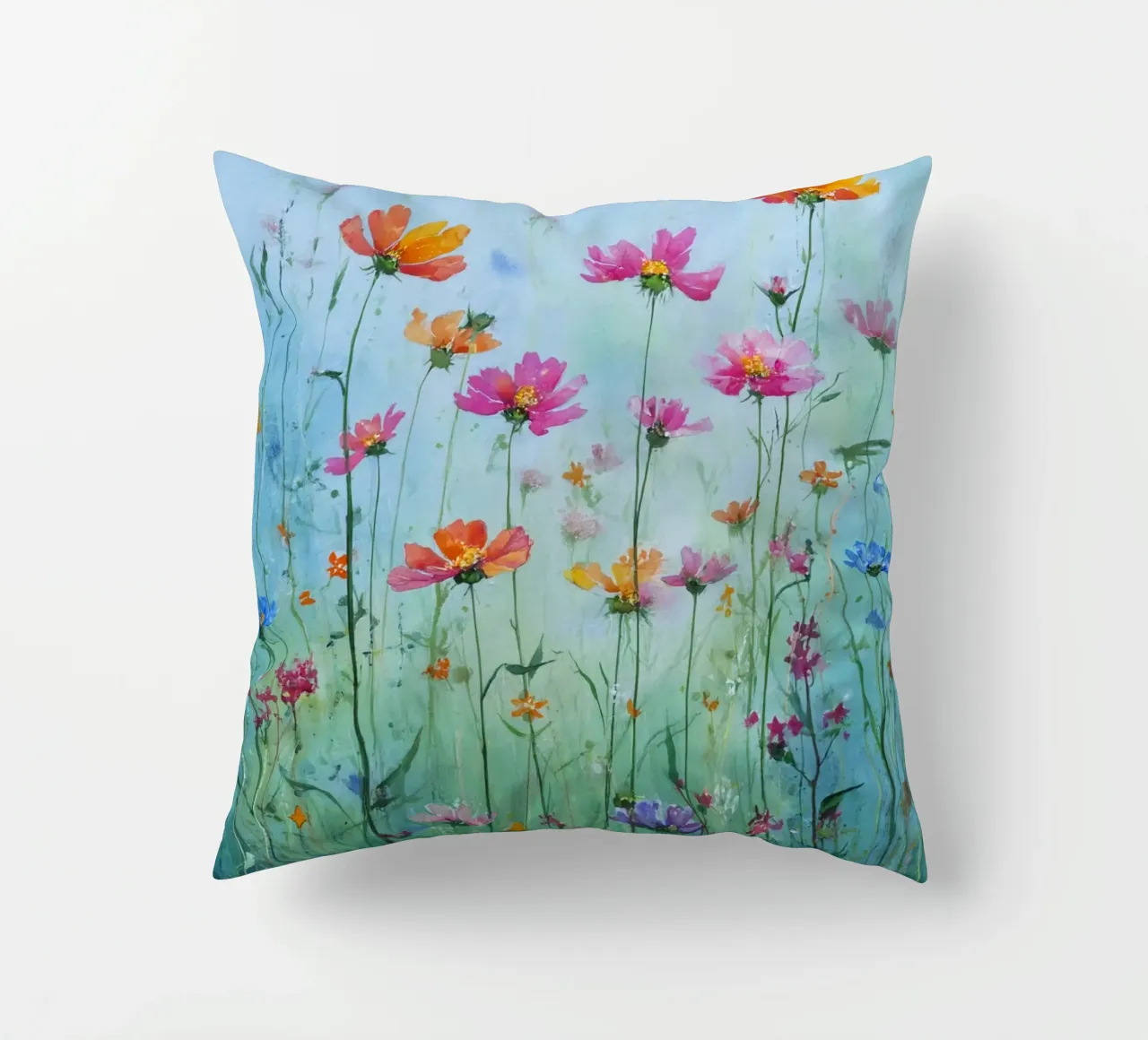 Summer meadow in bloom C cuscino da Mateo