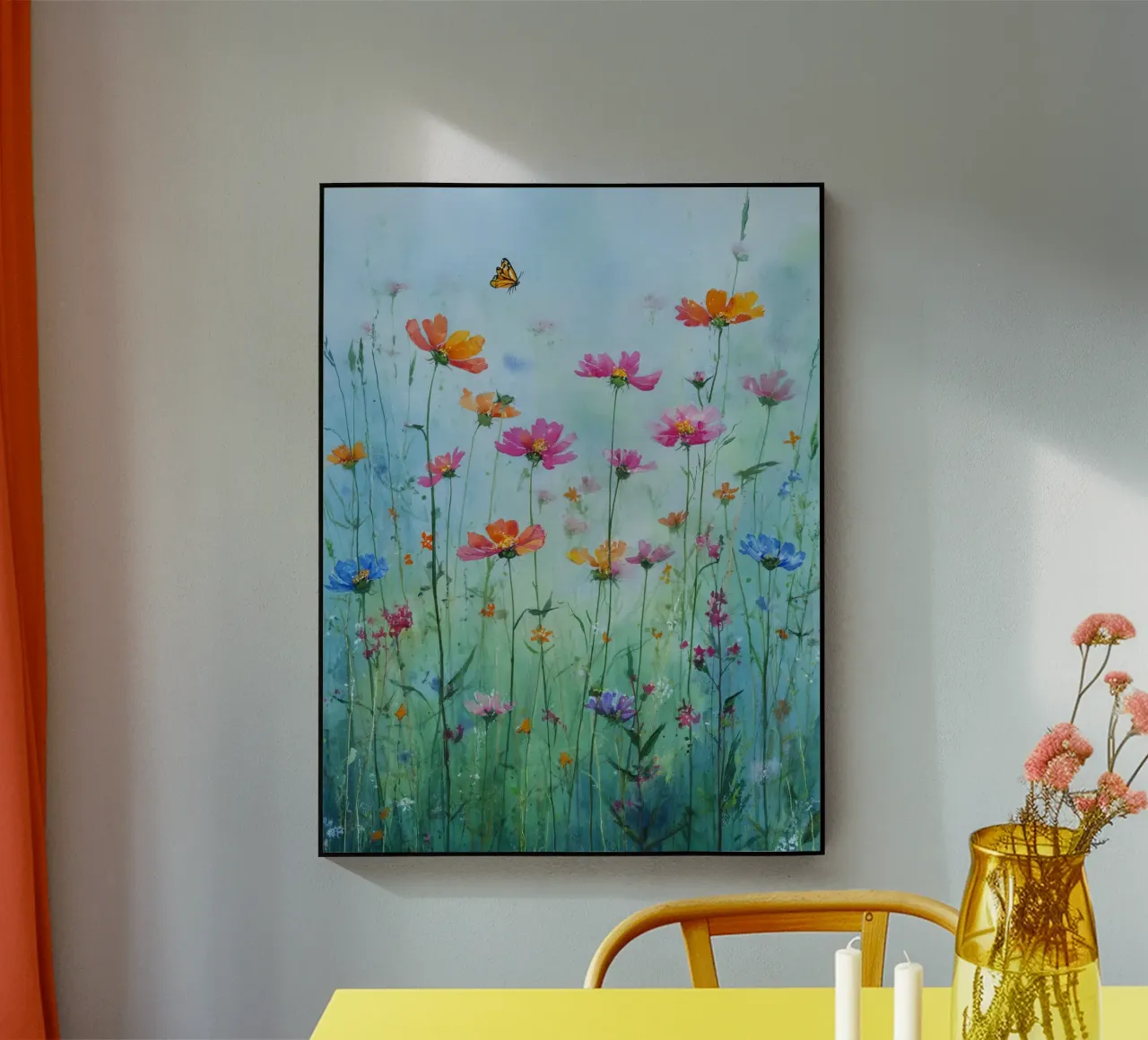 Summer meadow in bloom C plexiglass da Mateo