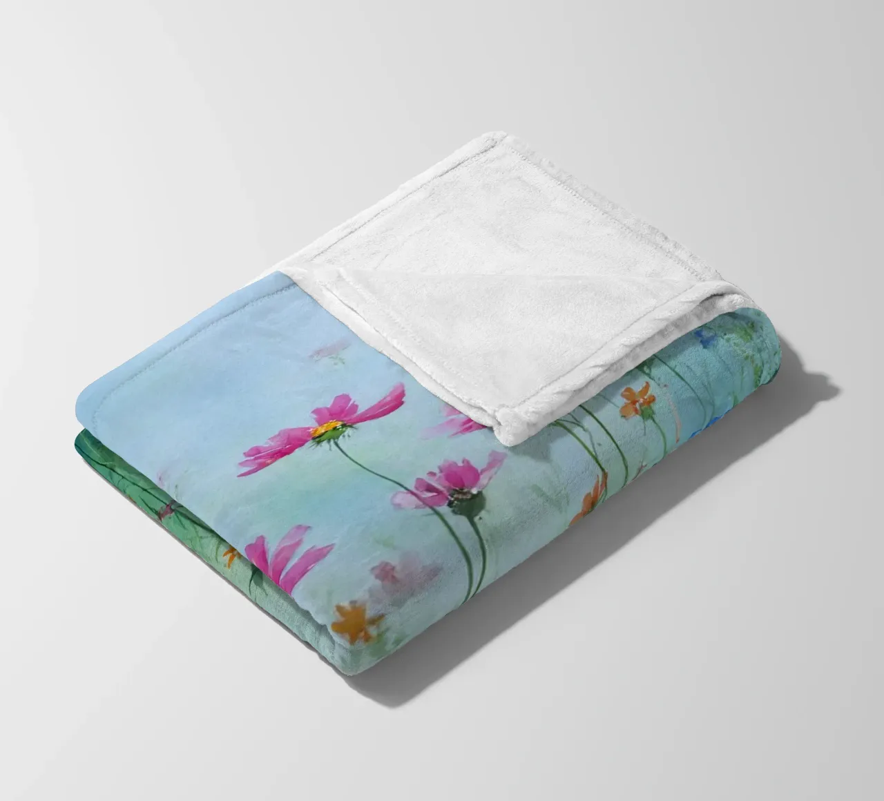 Summer meadow in bloom C coperta in pile da Mateo